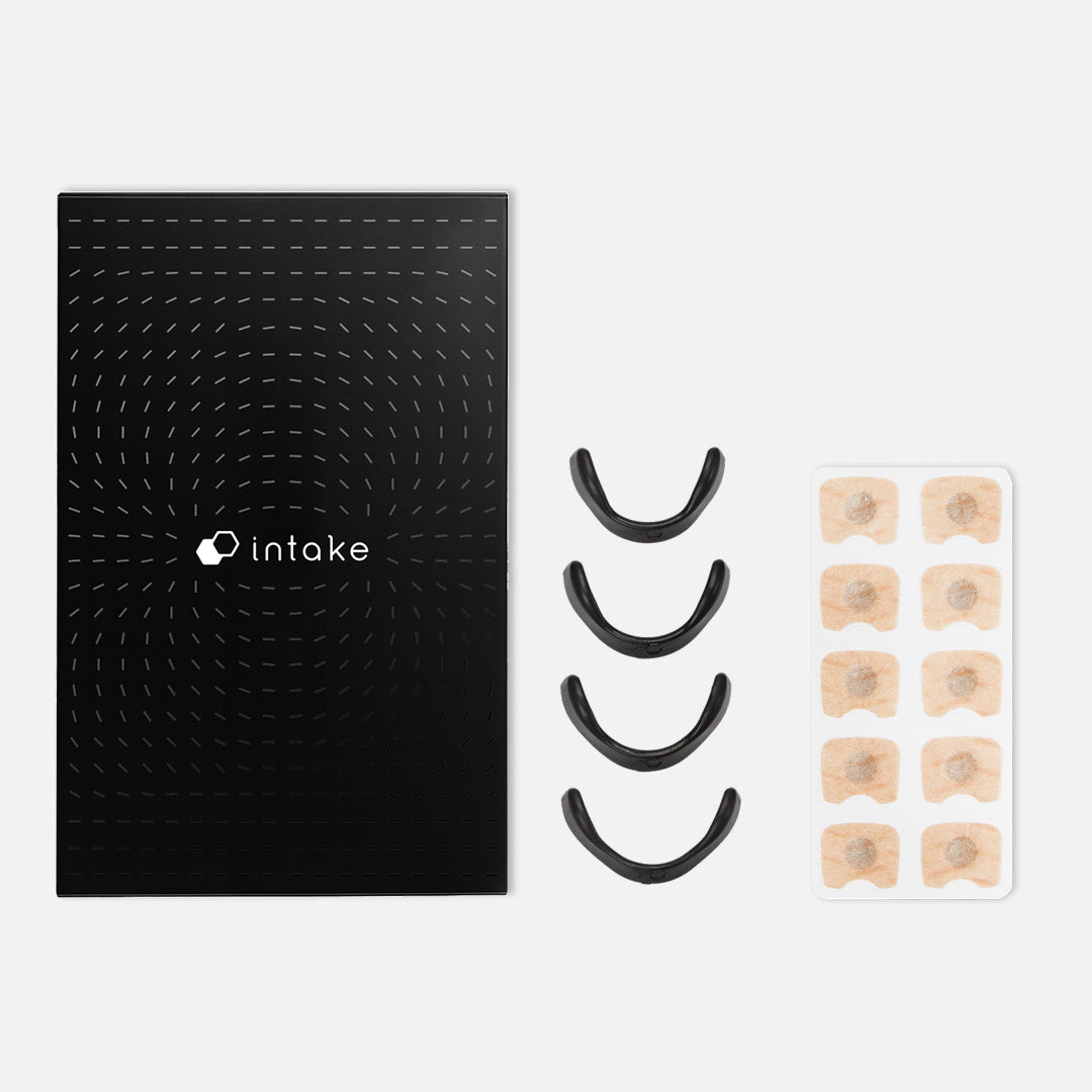 Intake Breathing Magnetic Nasal Strips Starter Kit in Black