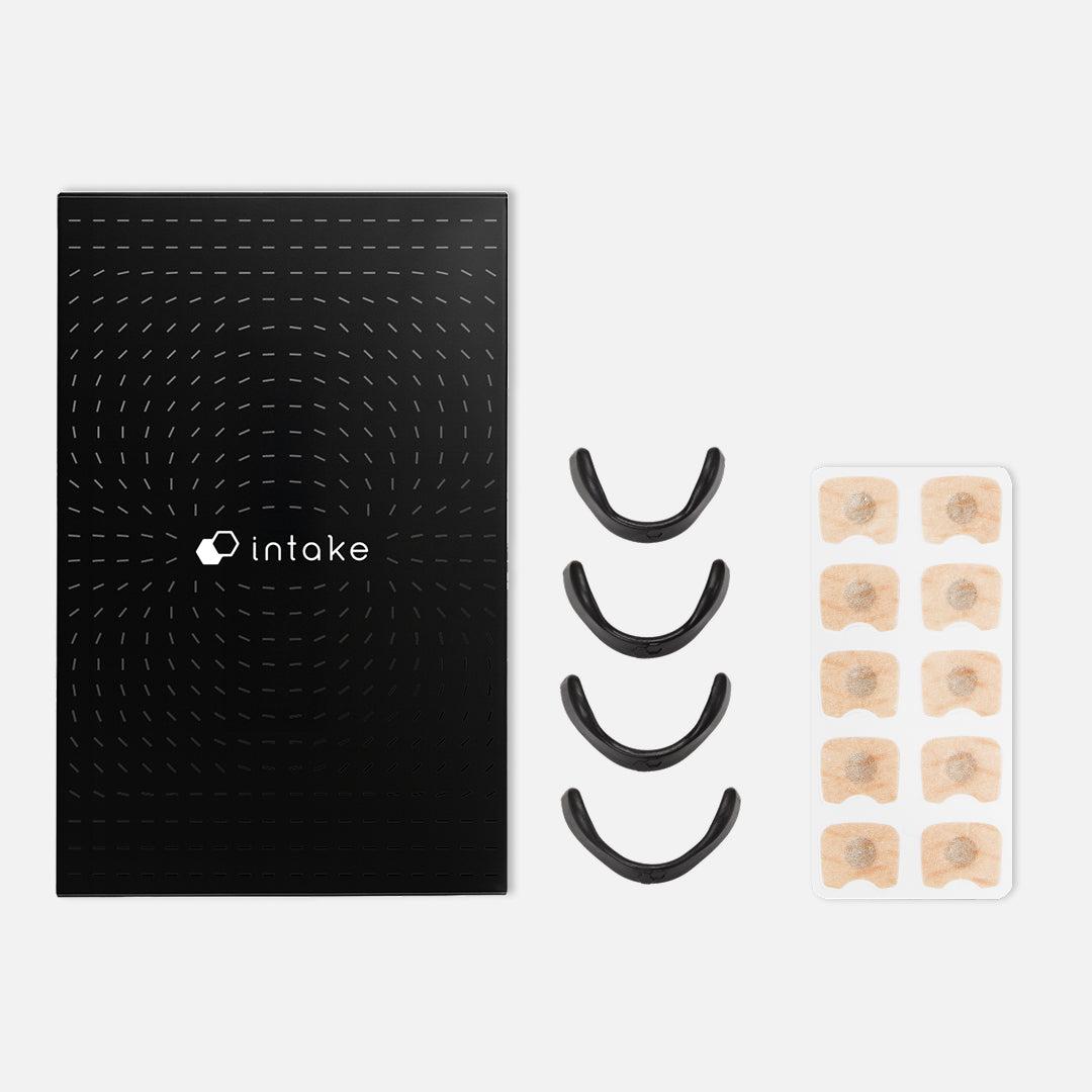 Intake Breathing Magnetic Nasal Strips Starter Kit in Black
