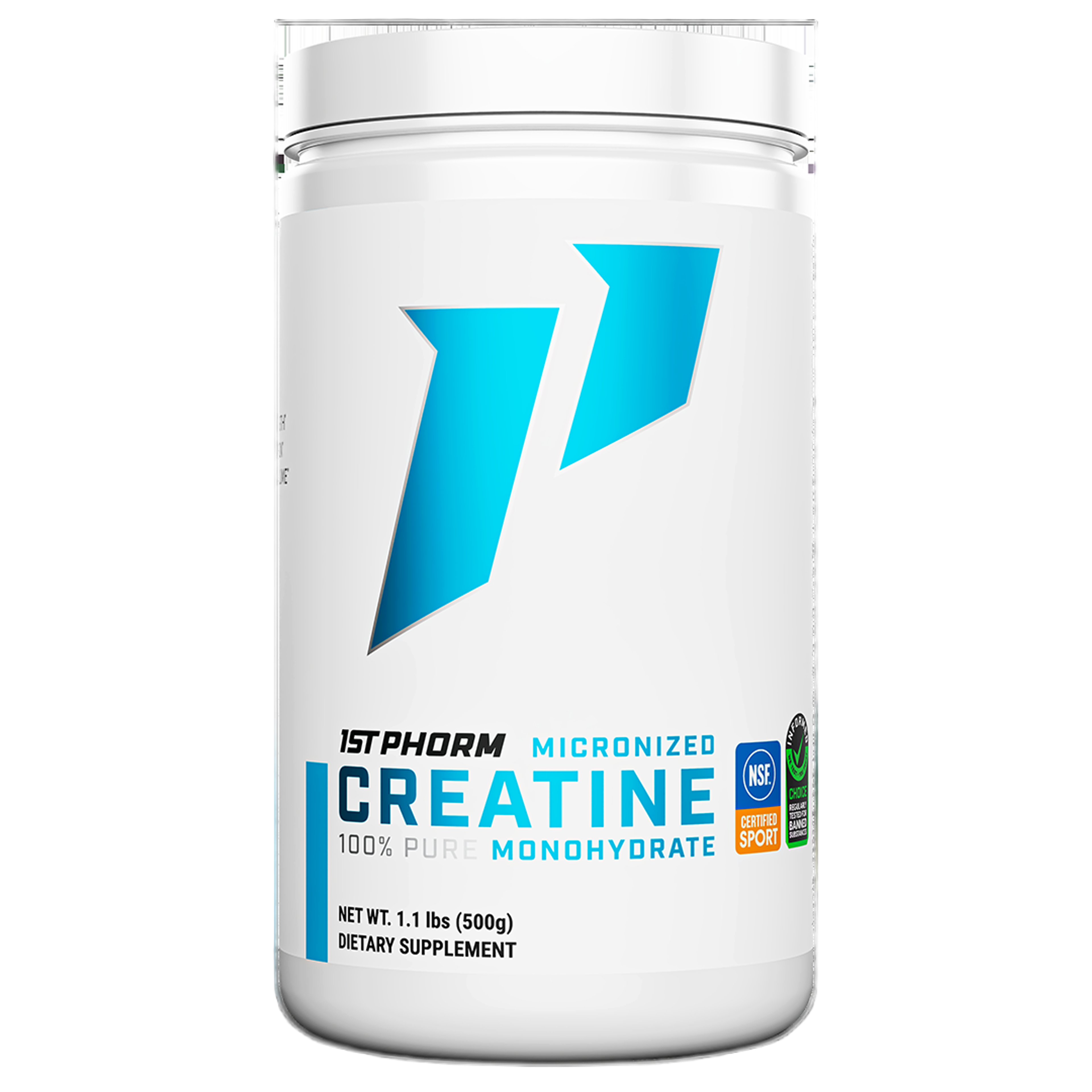 100-serving container of 1st Phorm Micronized Creatine Monohydrate