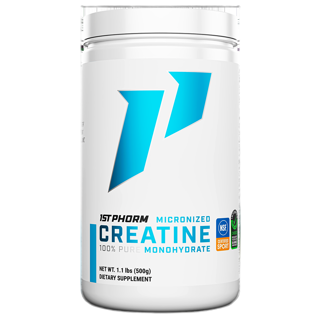 100-serving container of 1st Phorm Micronized Creatine Monohydrate