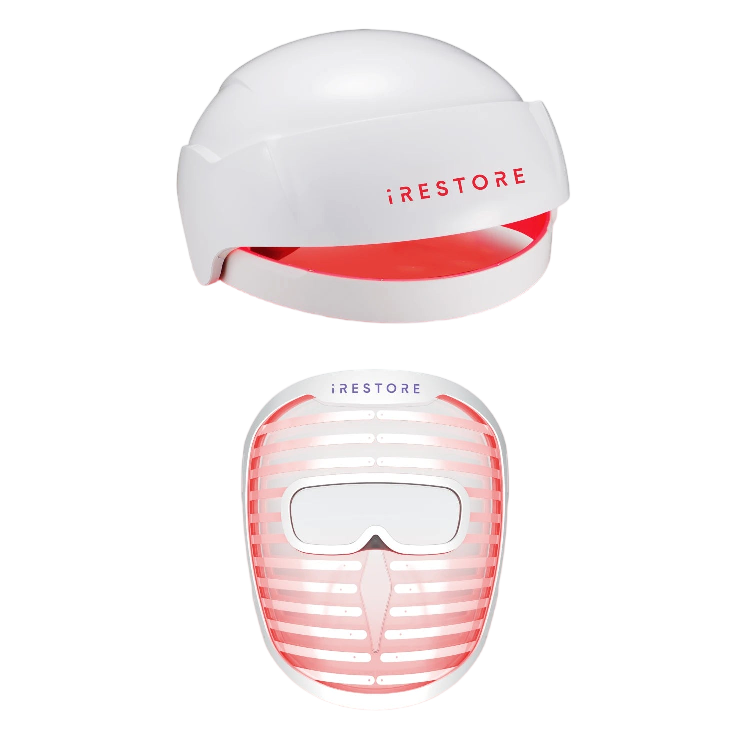 iRESTORE Essential hair growth system and Illumina Face Mask bundle