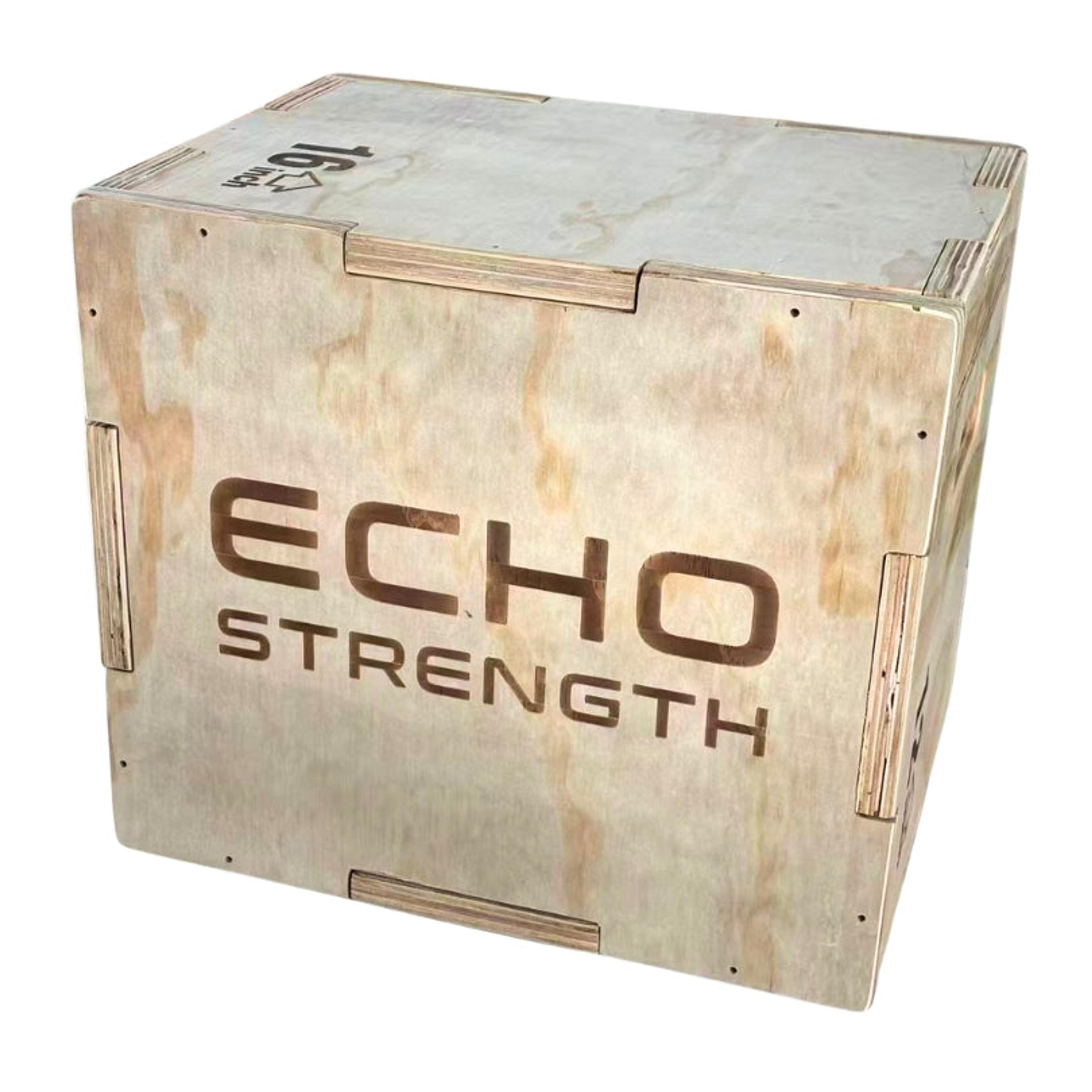 Echo Strength 3-in-1 Wood Plyo Boxes - 20"x24"x30"