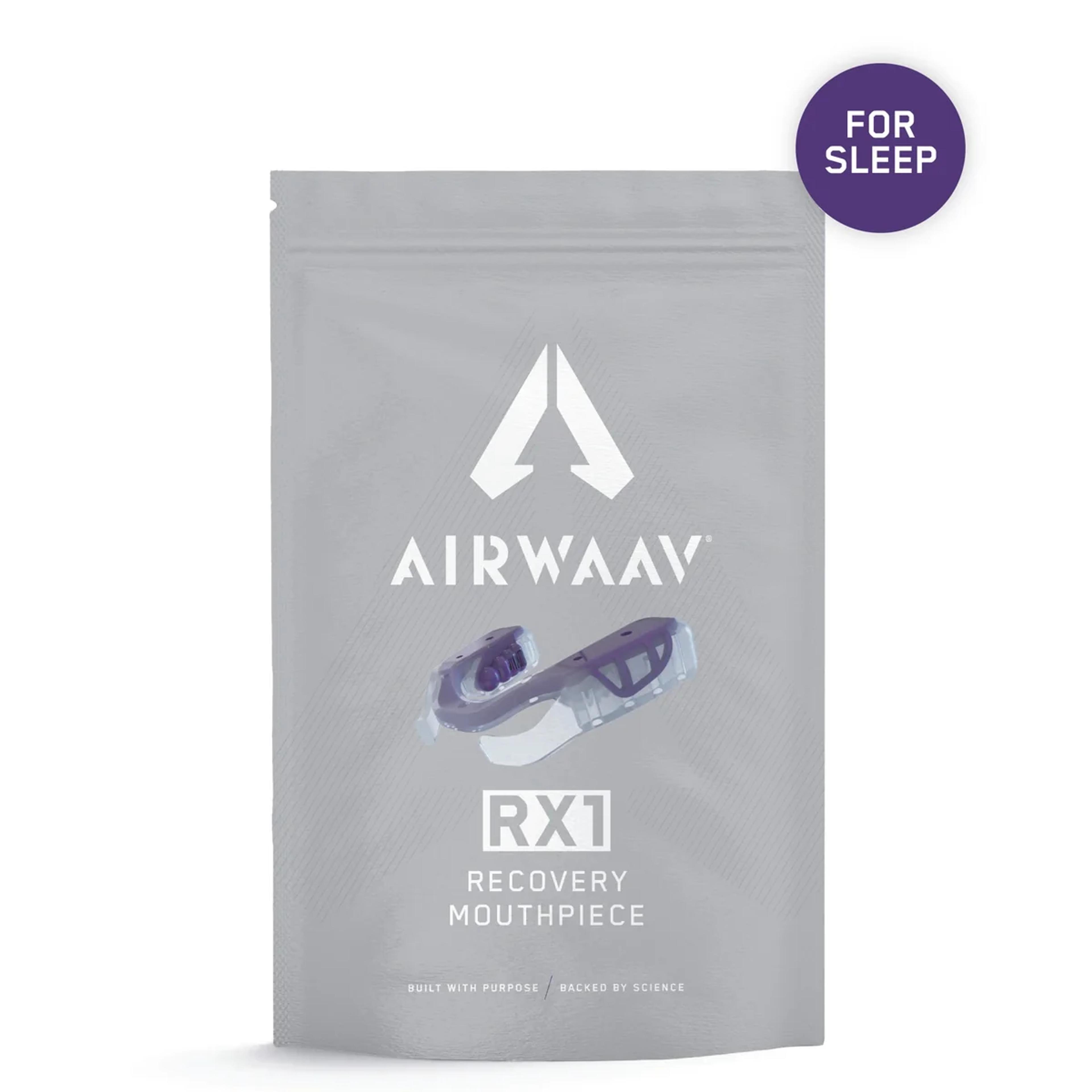 Product image for AIRWAAV RX1 Recovery Mouthpiece for Sleep in Purple