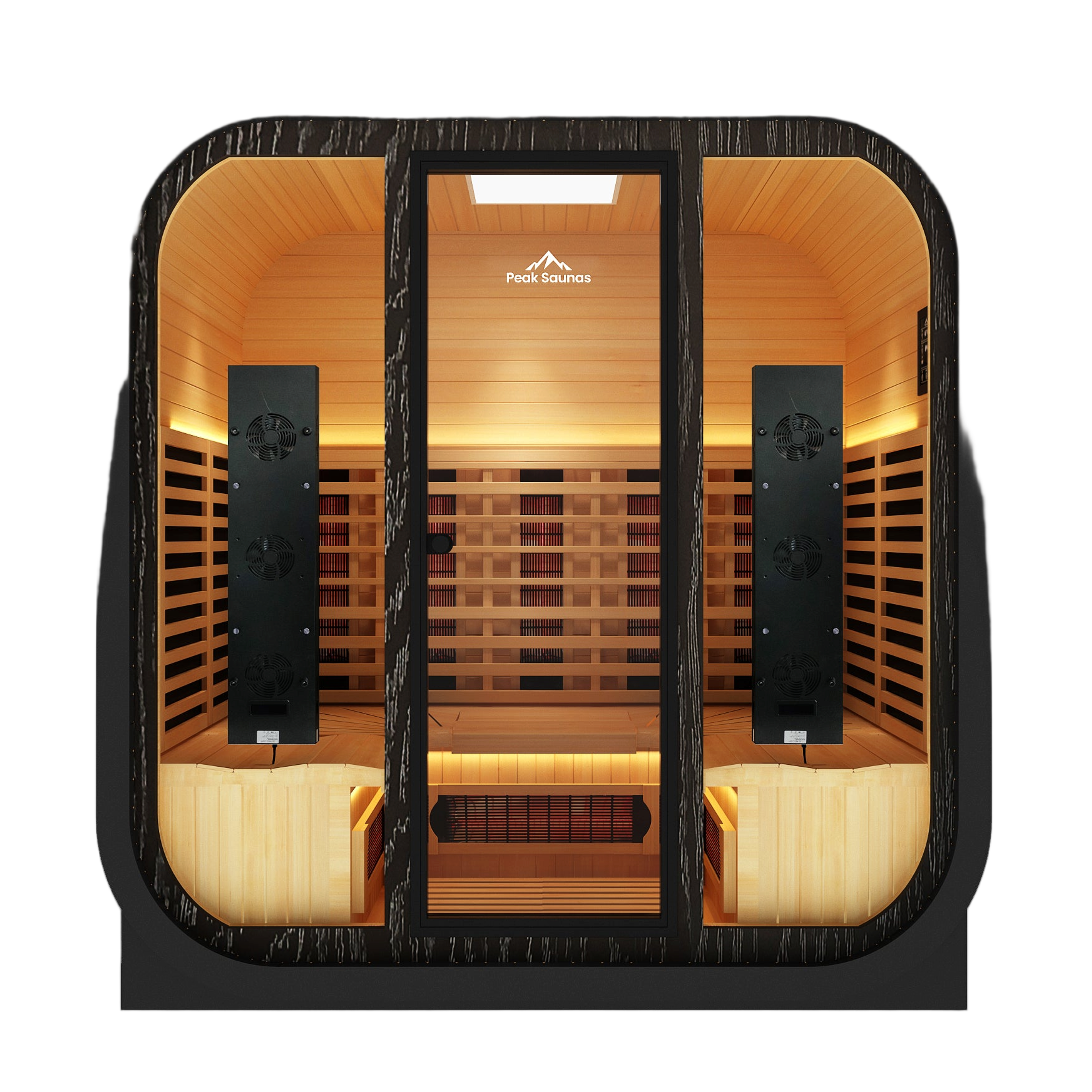 El Capitan outdoor sauna cabin exterior view