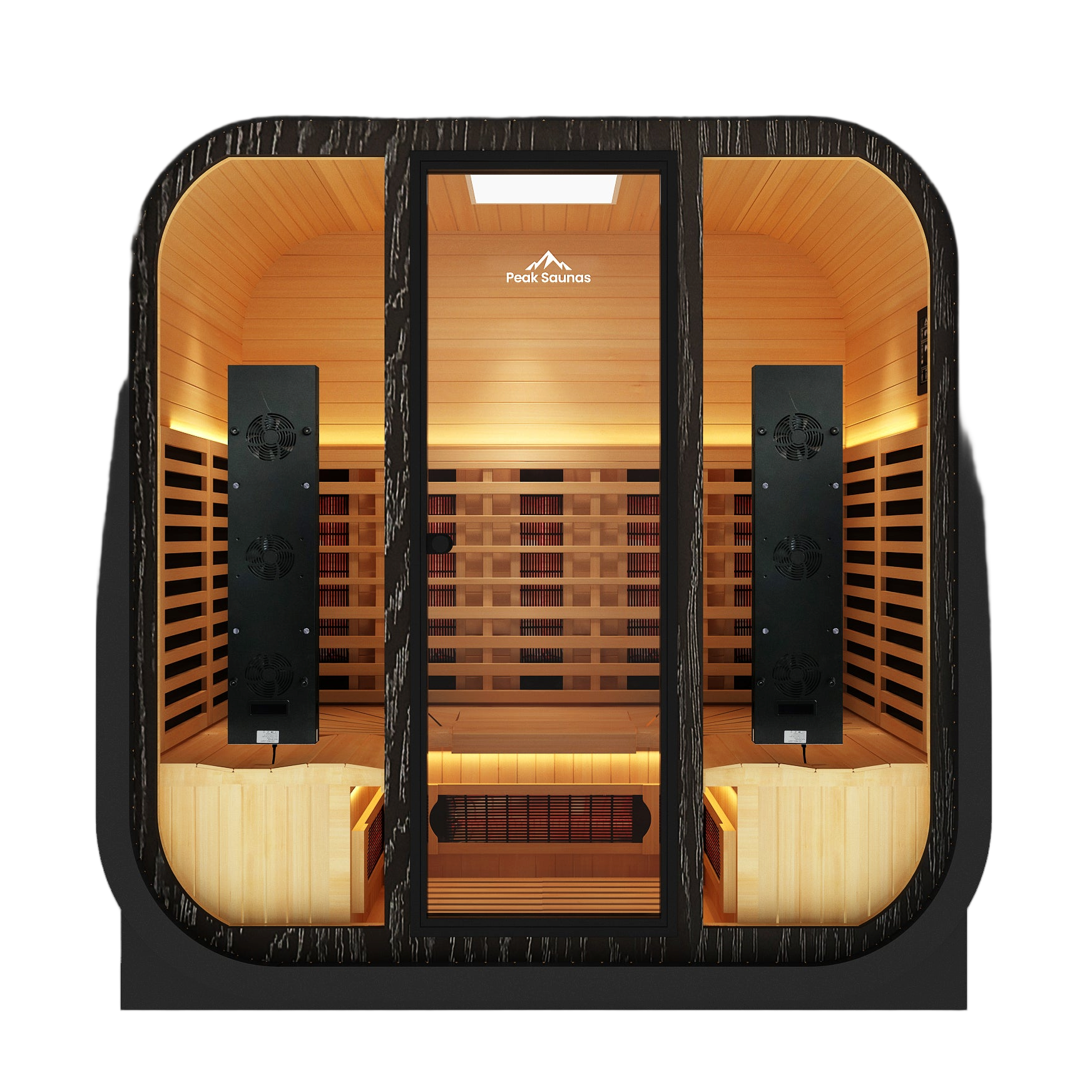 El Capitan outdoor sauna cabin exterior view