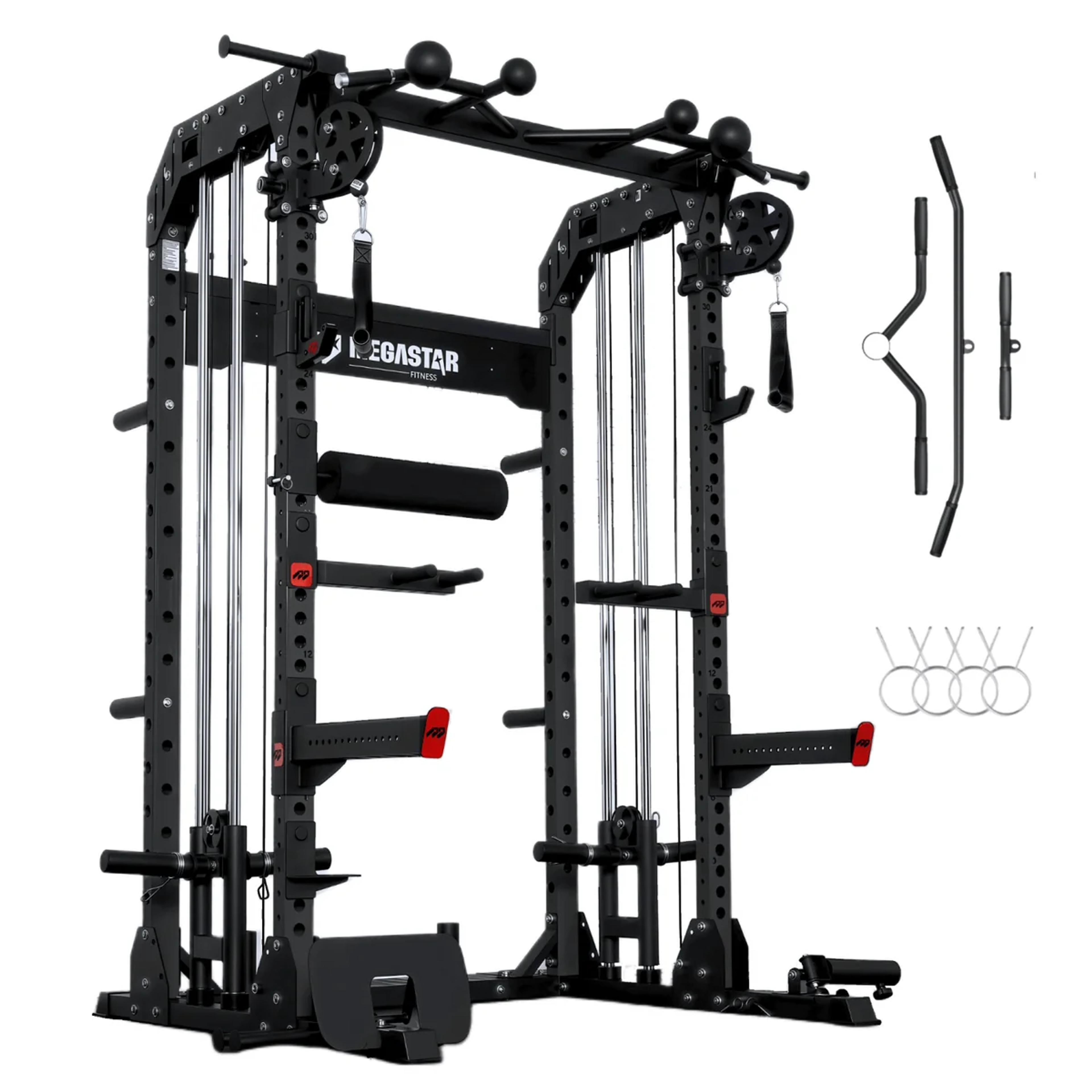 All-in-one Power Rack P63 - Black / Nylon pulley