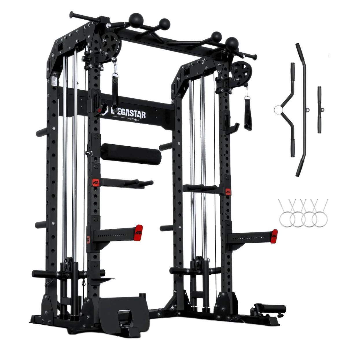 All-in-one Power Rack P63 - Black / Nylon pulley