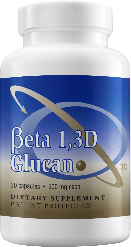 Beta 1,3D Glucan, 500 mg capsules, 30 count