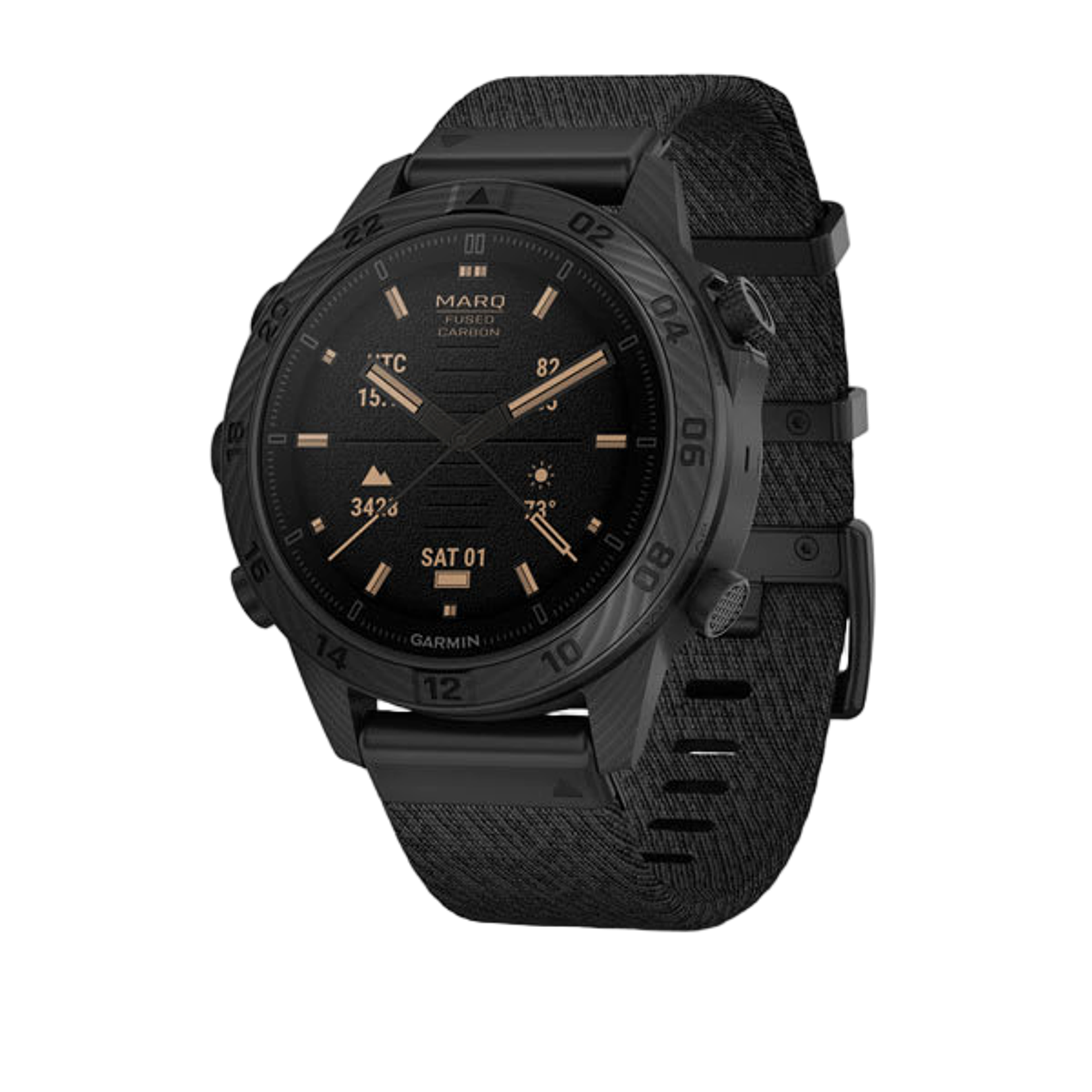 Garmin MARQ Commander Carbon Edition smartwatch front view