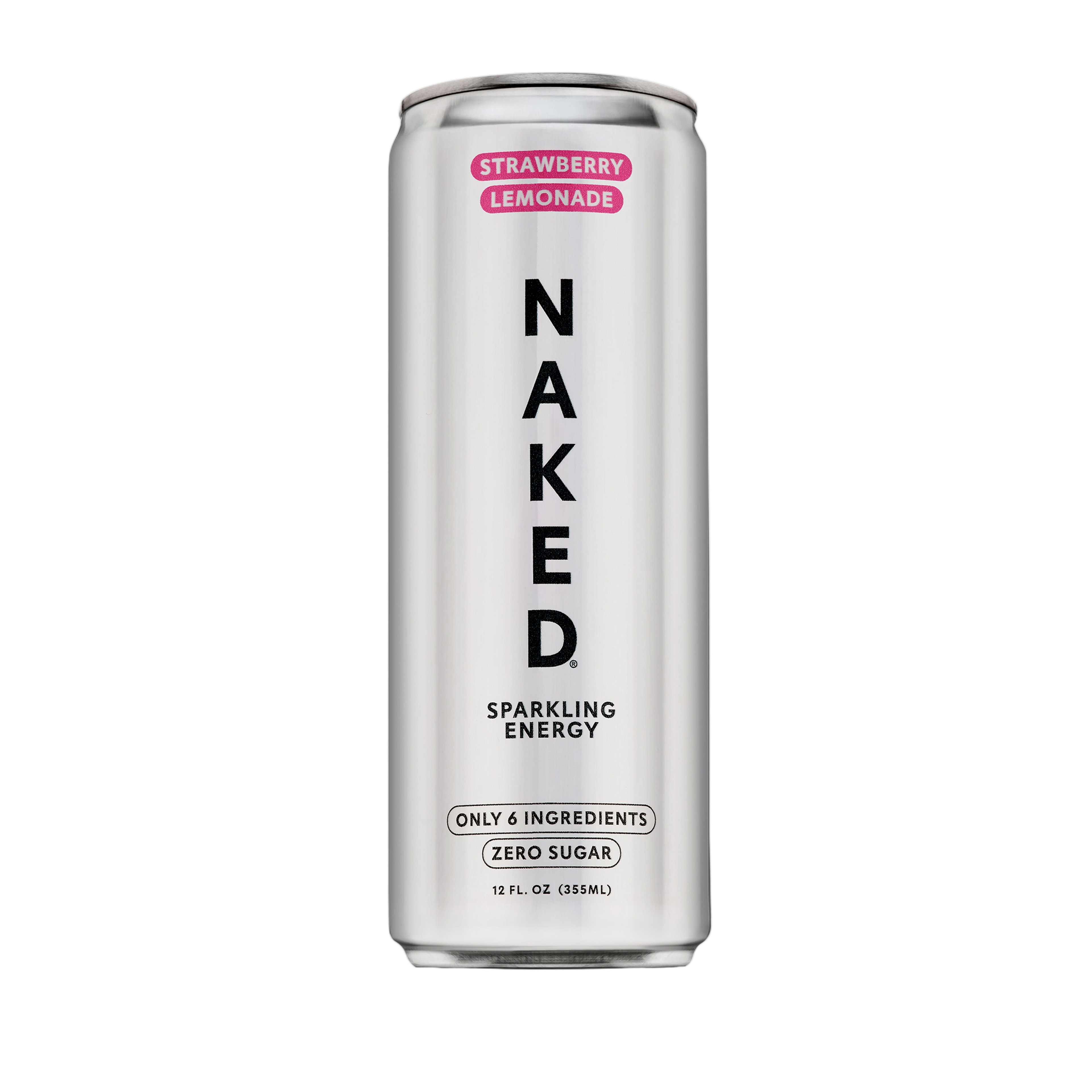 Can of Naked Sparkling Energy Strawberry Lemonade