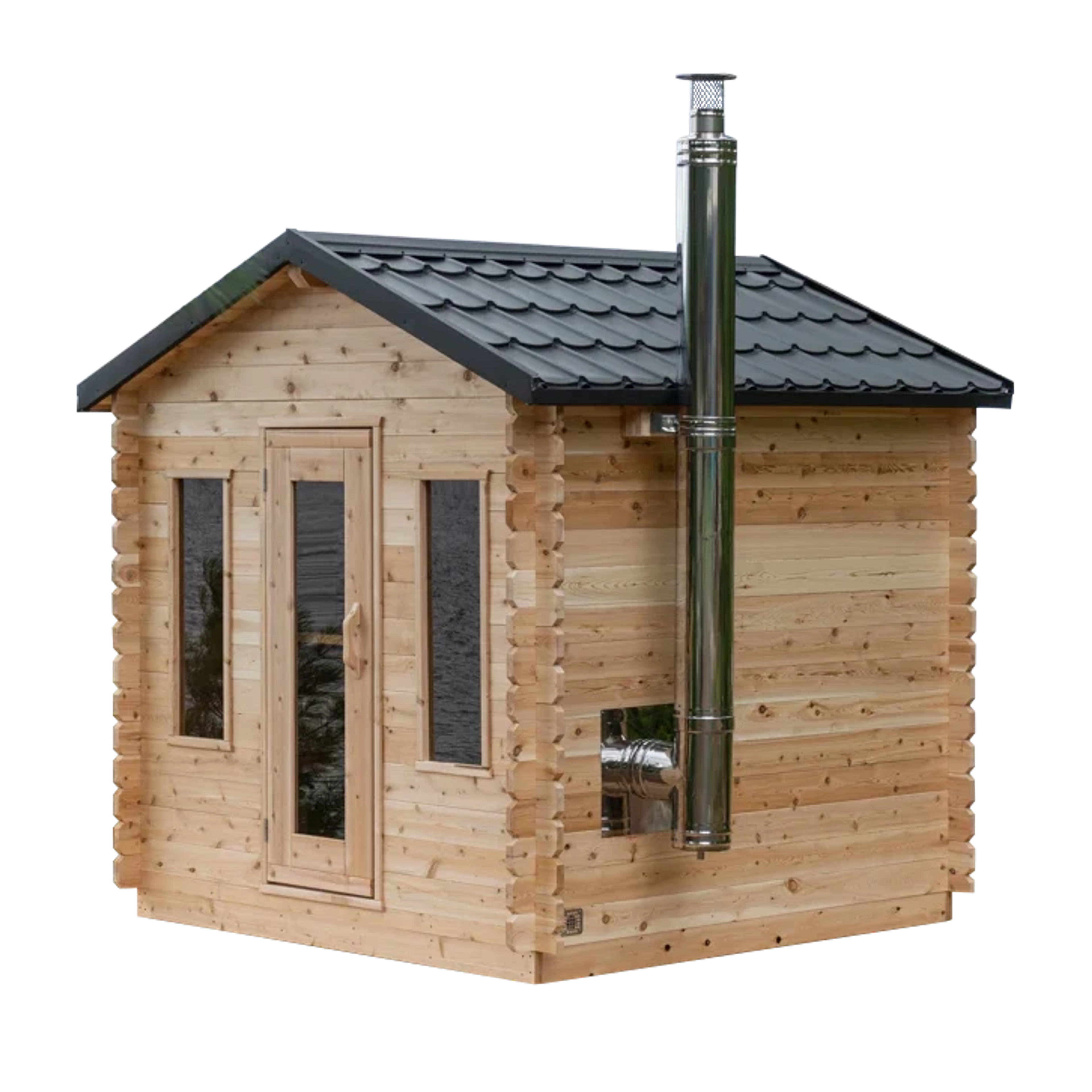 Dundalk Leisurecraft Canadian Timber 6 Person Georgian Cabin Sauna