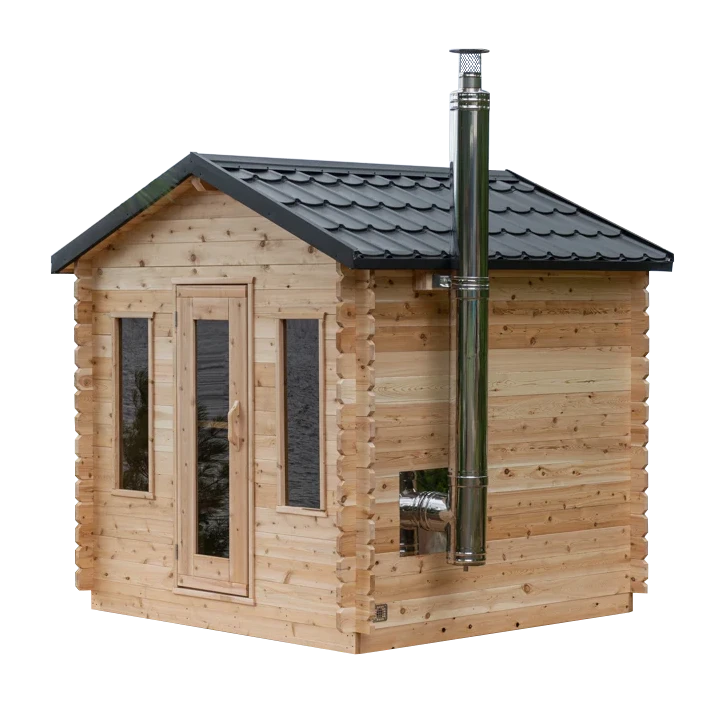 Dundalk Leisurecraft Canadian Timber 6 Person Georgian Cabin Sauna