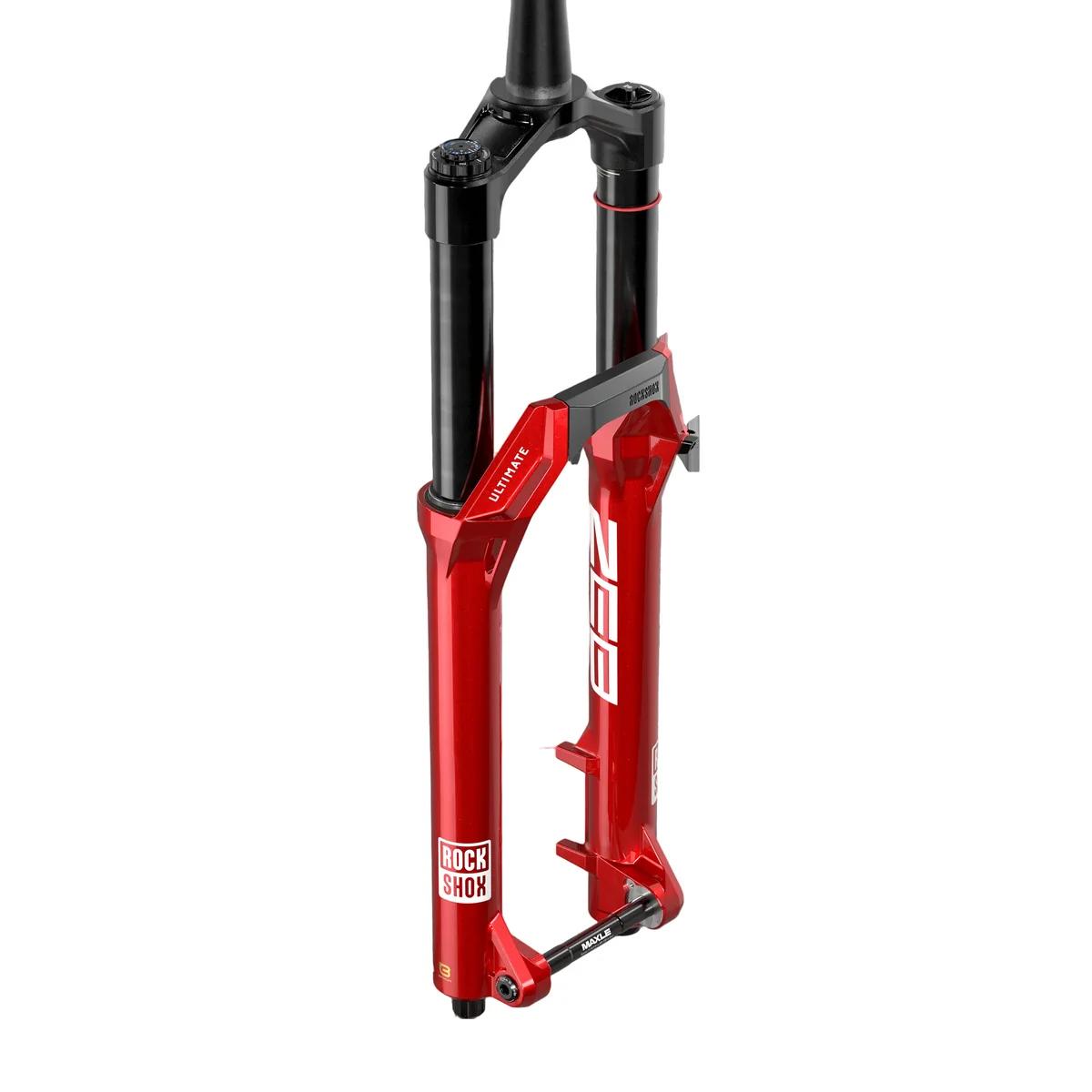 Product image for RockShox ZEB Ultimate Fork - 29" - Charger 3.2 RC2 in Electric Red