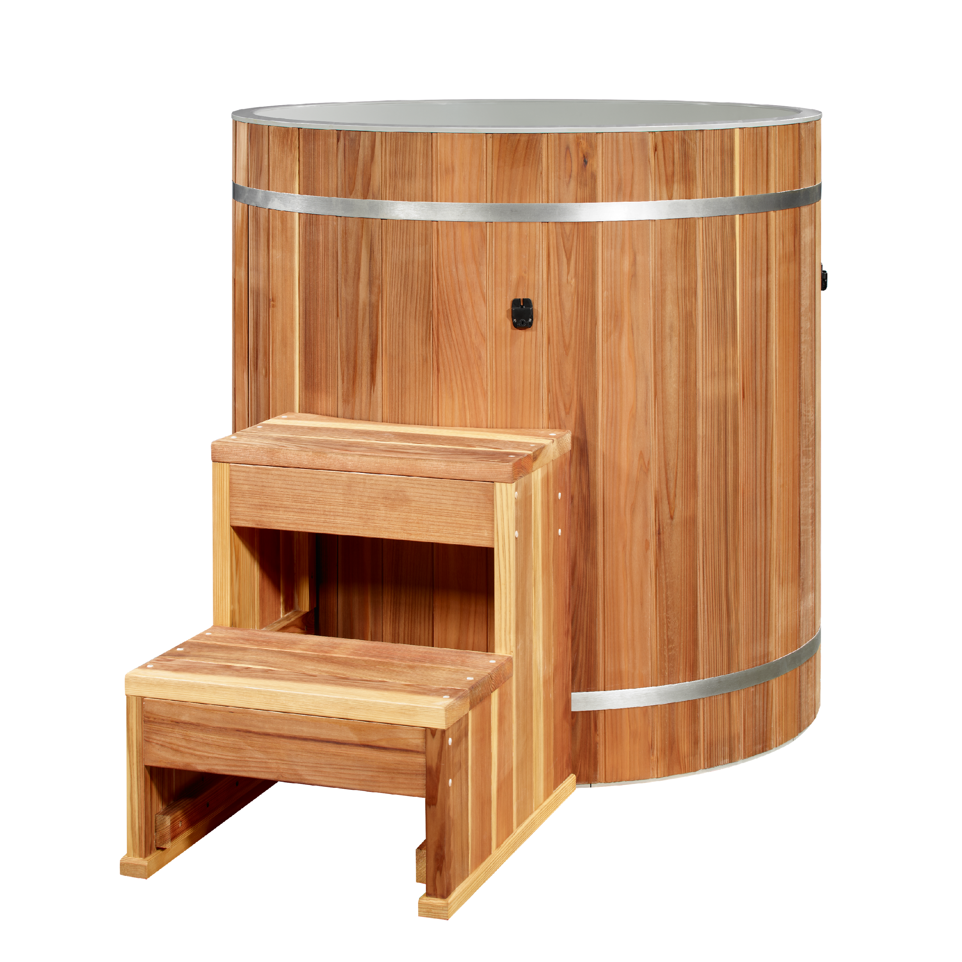DCT Barrel Cold Plunge - Pacific Cedar Exterior & PVC Interior