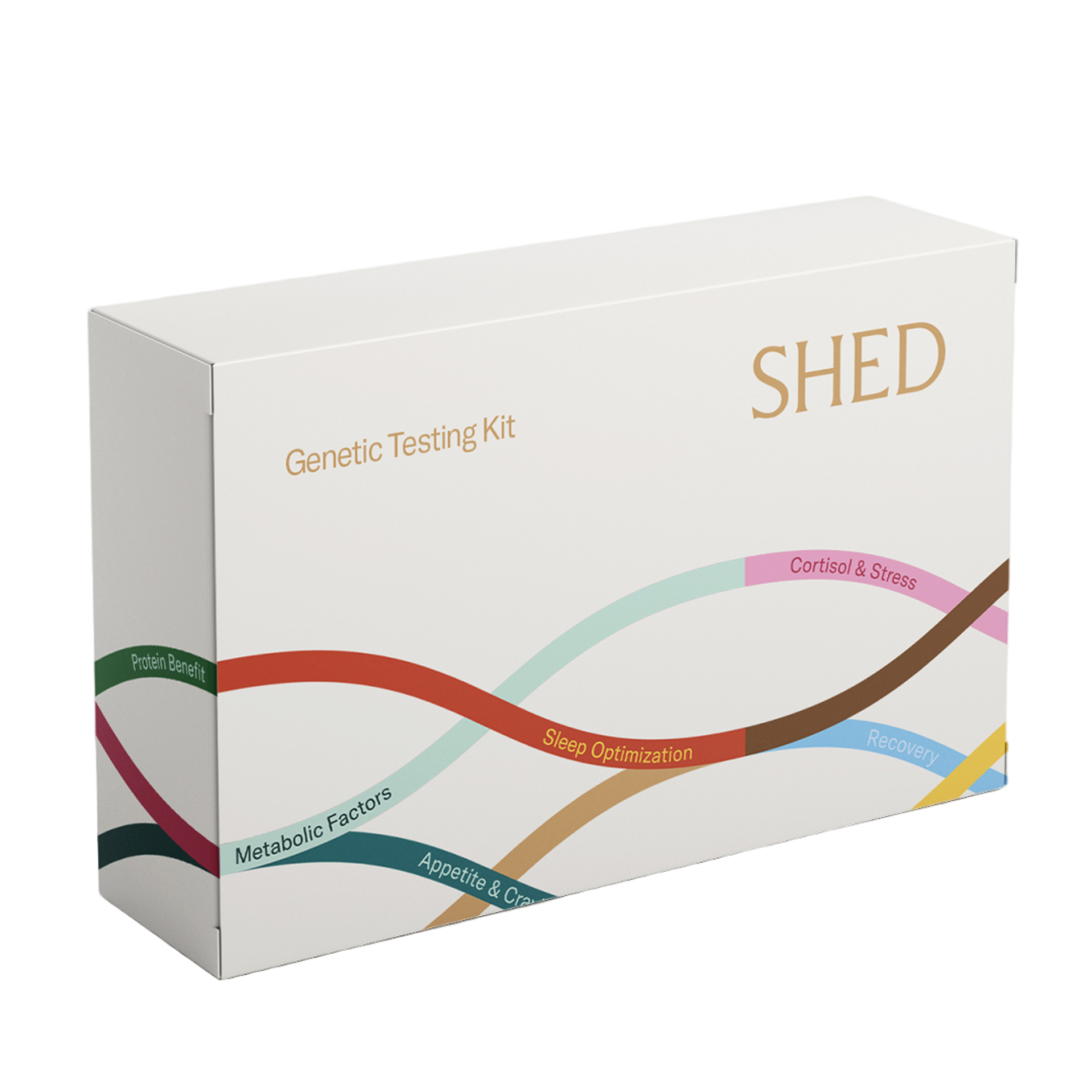 Genetic testing kit box for fitness DNA test