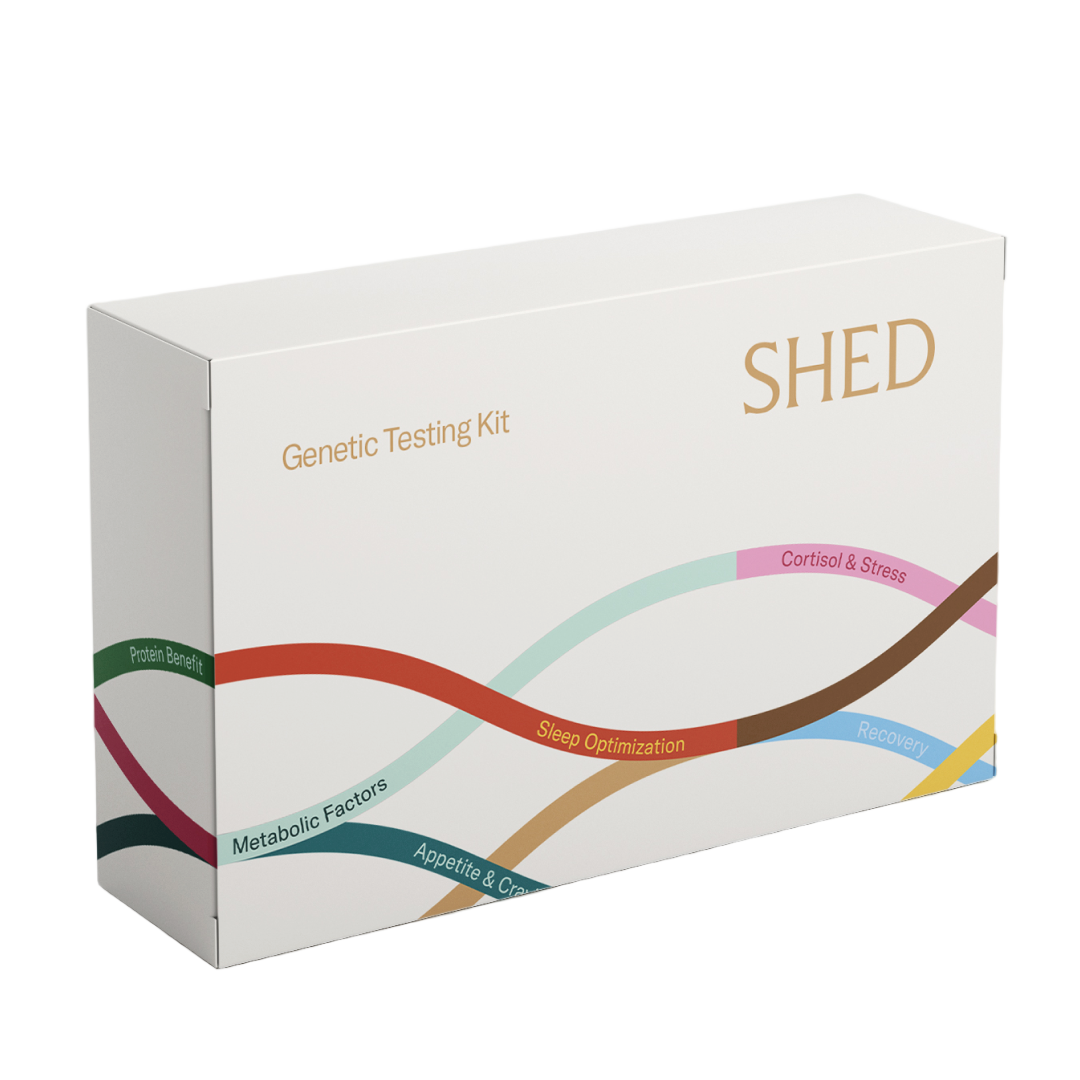Genetic testing kit box for fitness DNA test
