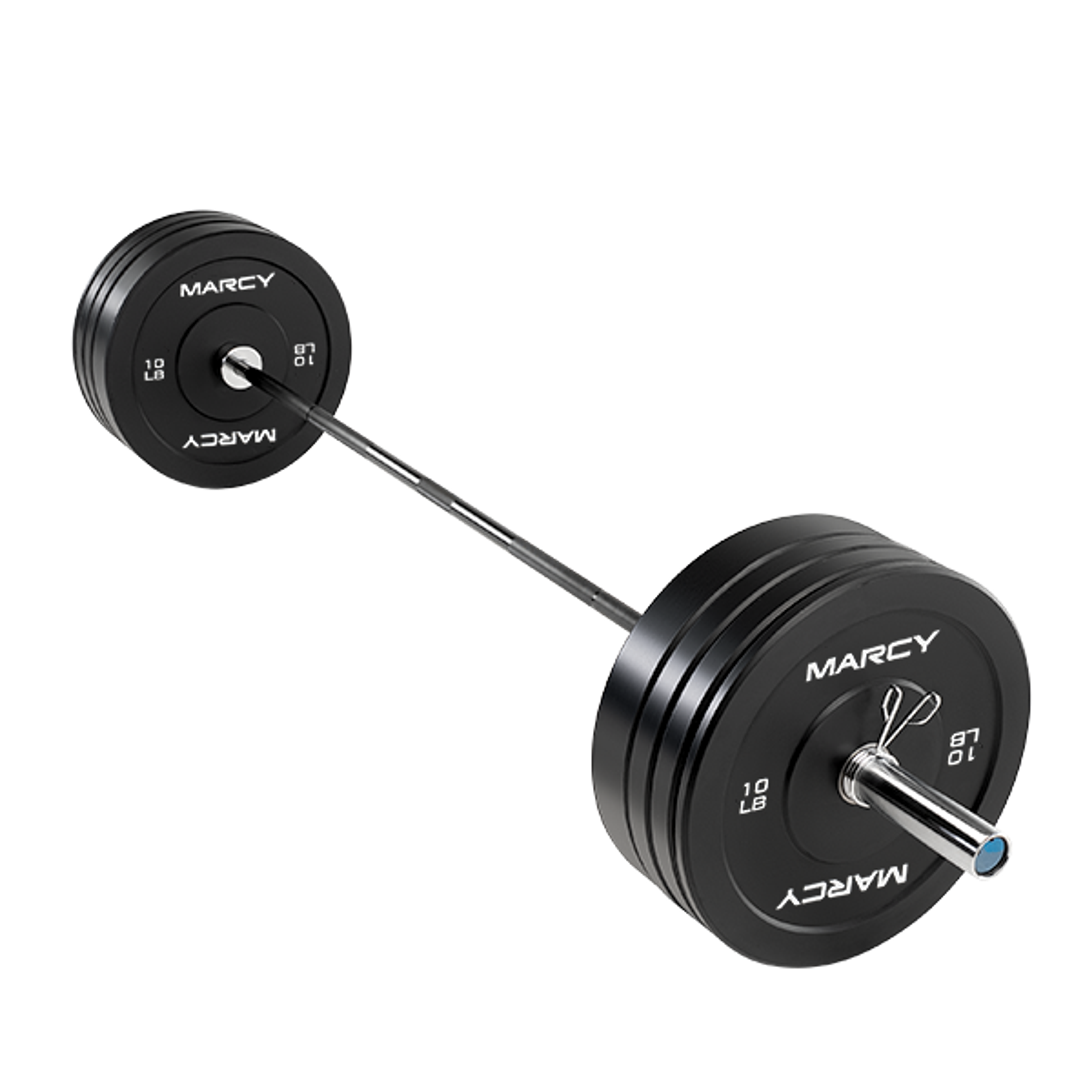 Marcy 250lb Bumper Weight Set with Bar