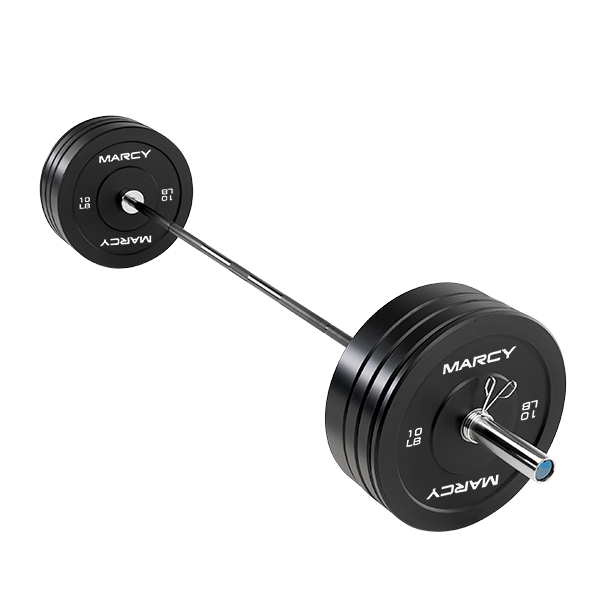 Marcy 250lb Bumper Weight Set with Bar