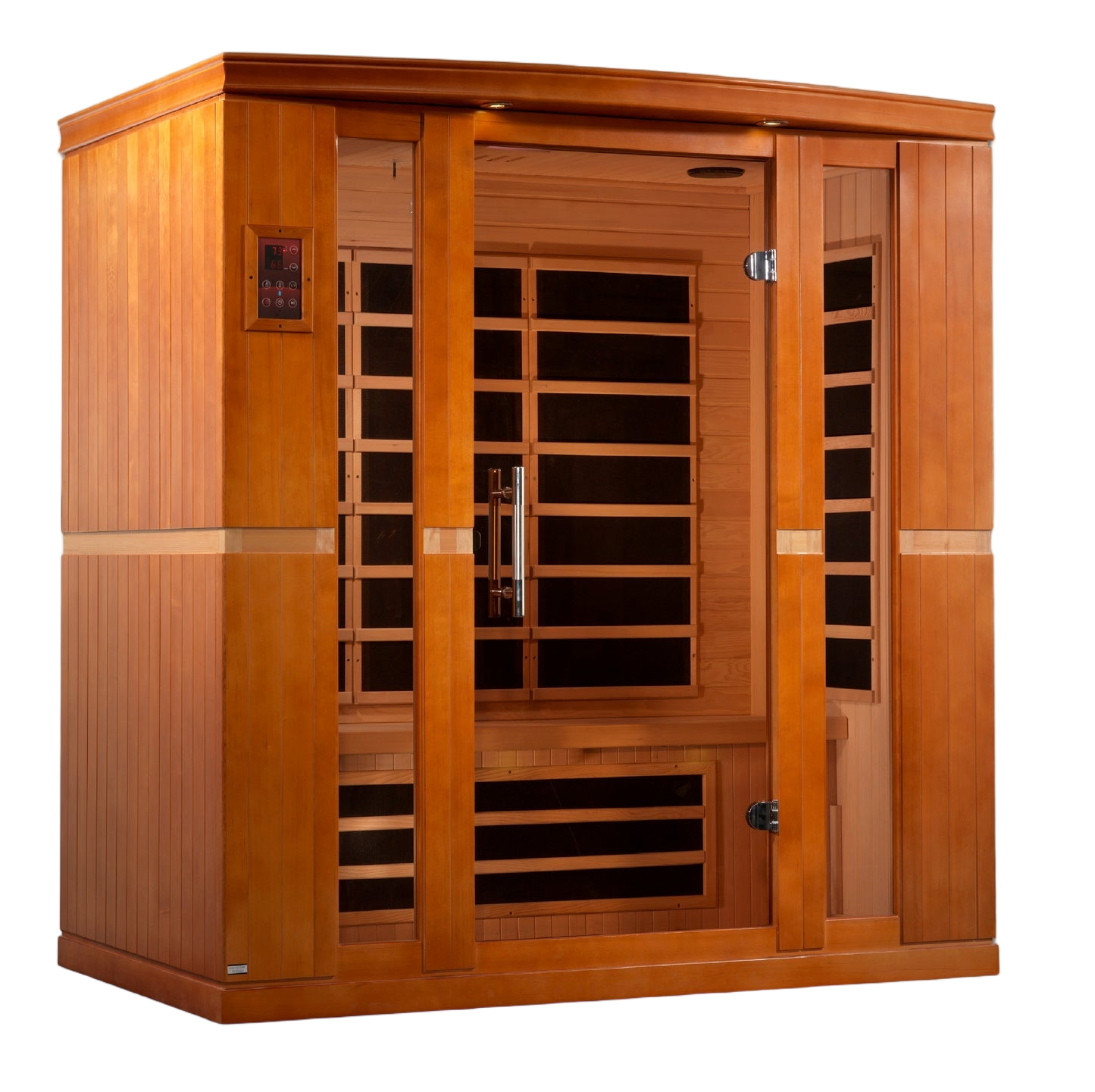 Dynamic Bergamo Elite 3-person infrared sauna exterior view