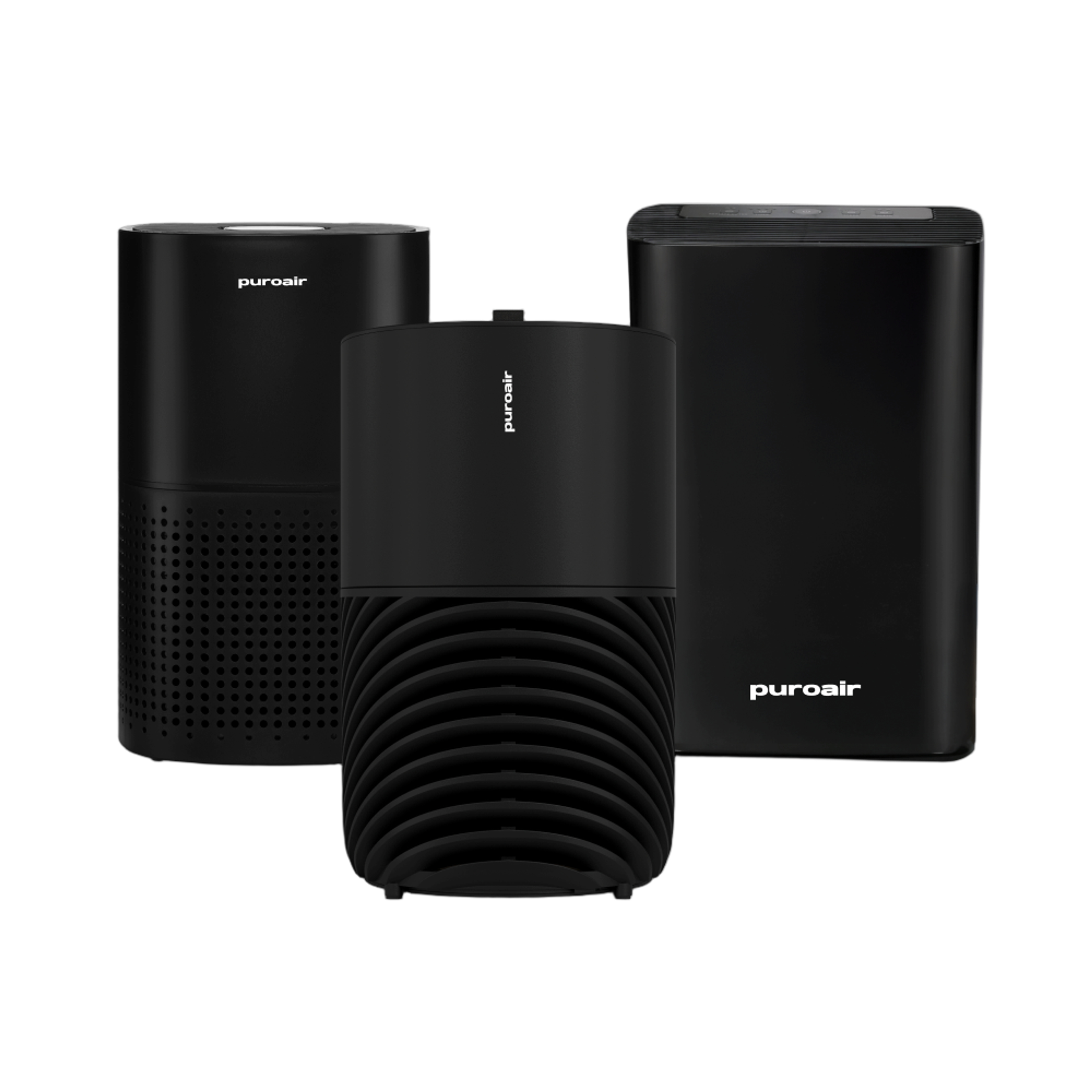 PuroAir Flex Space Purifier Bundle with three air purifier units