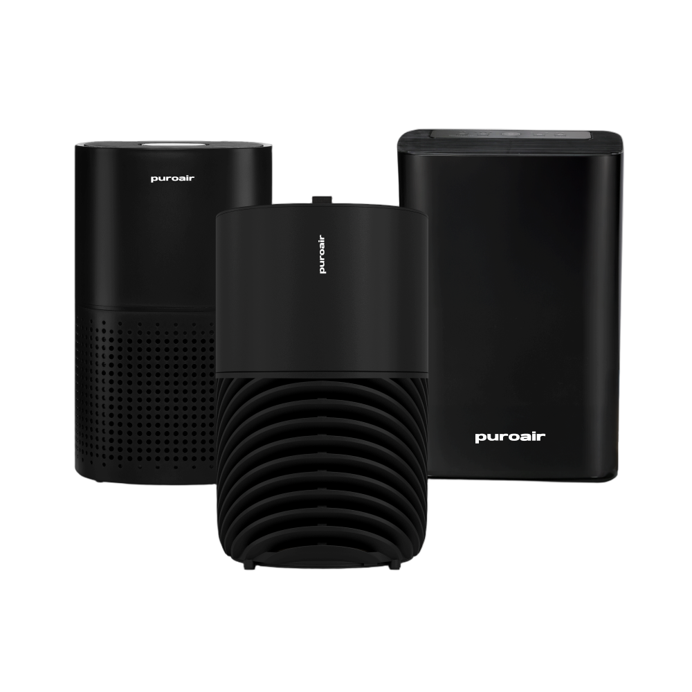 PuroAir Flex Space Purifier Bundle with three air purifier units