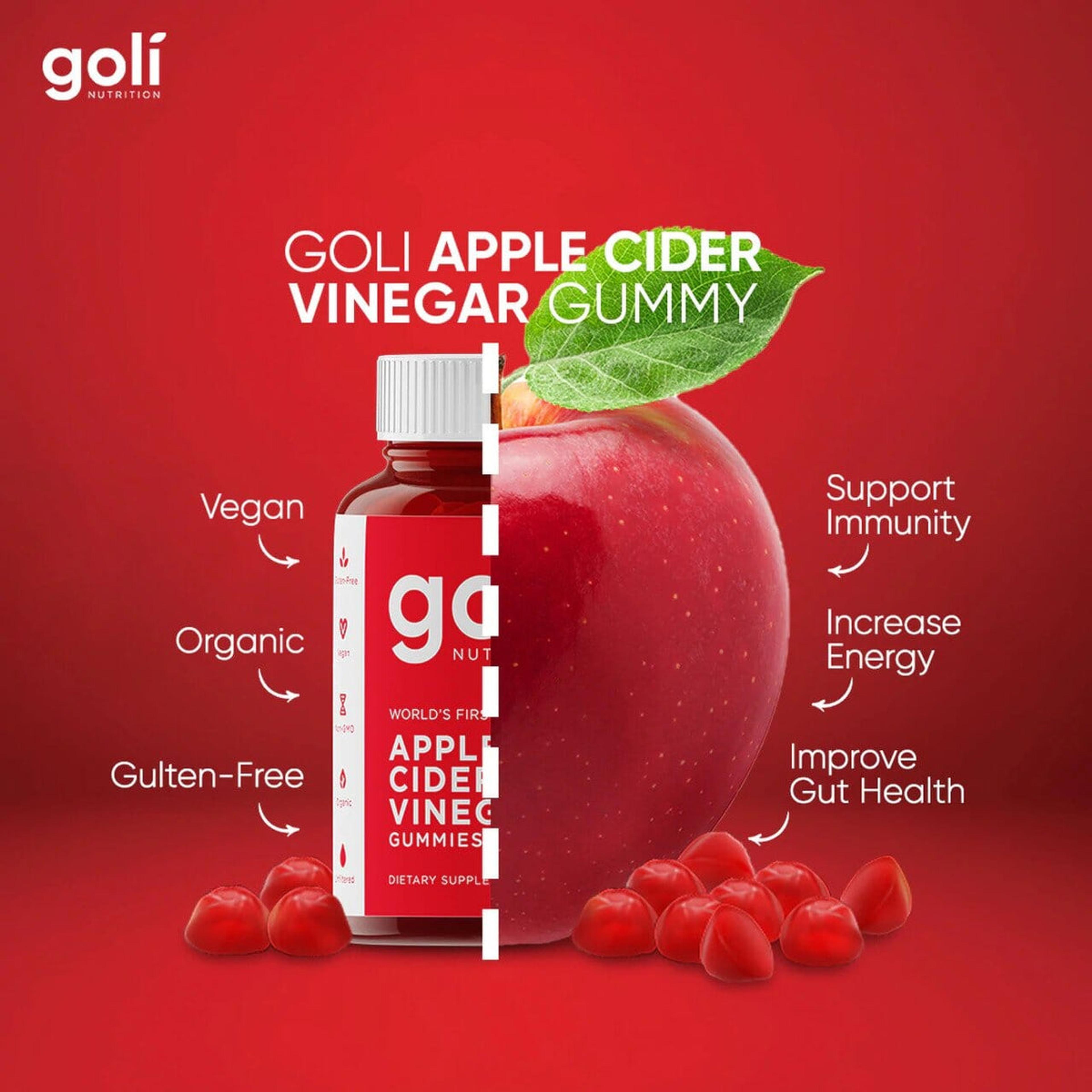 Product image for Goli® Nutrition Gummies Mixed Bundle Pack in Apple Cider Vinegar