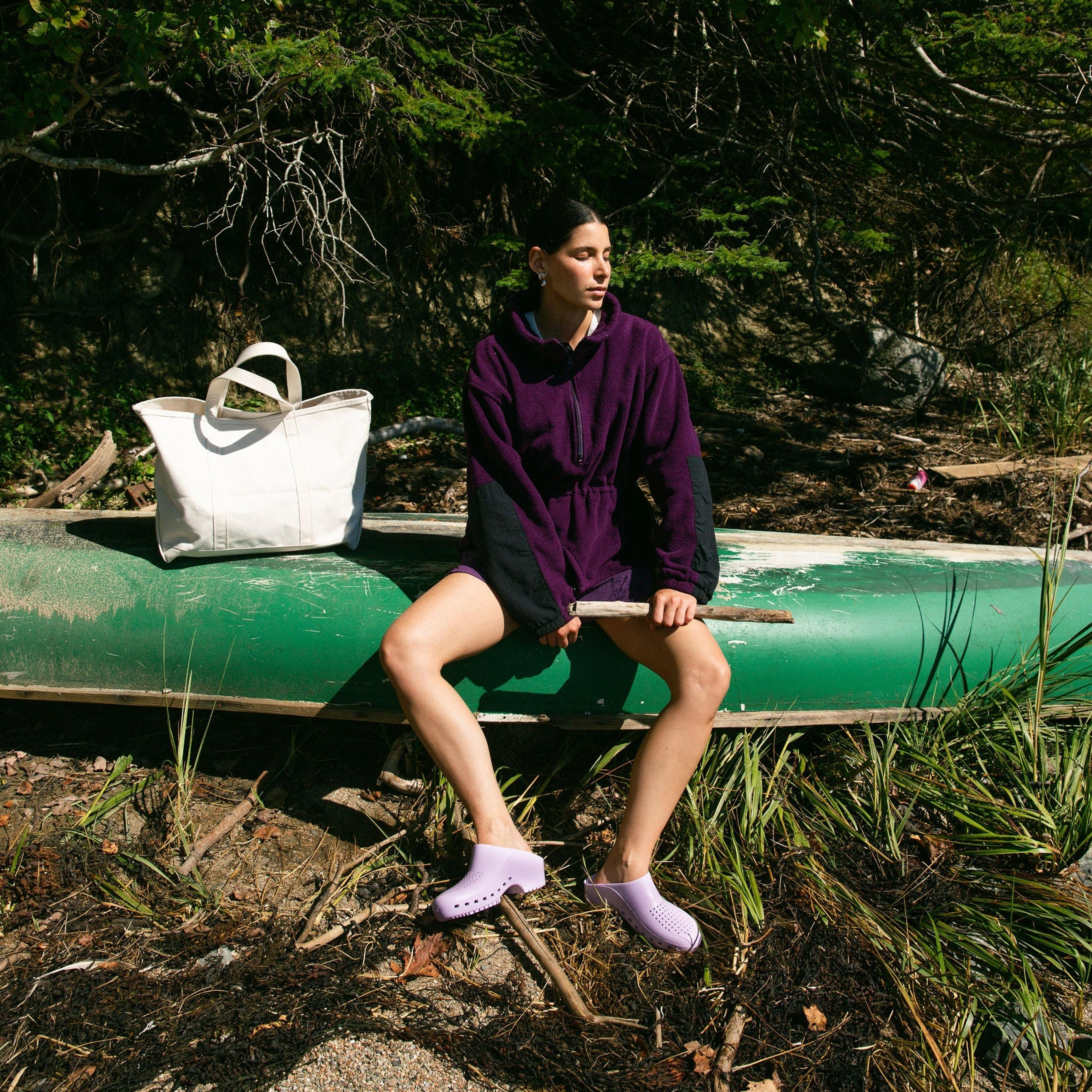 Calzuro Classic With Holes Lavender image 3