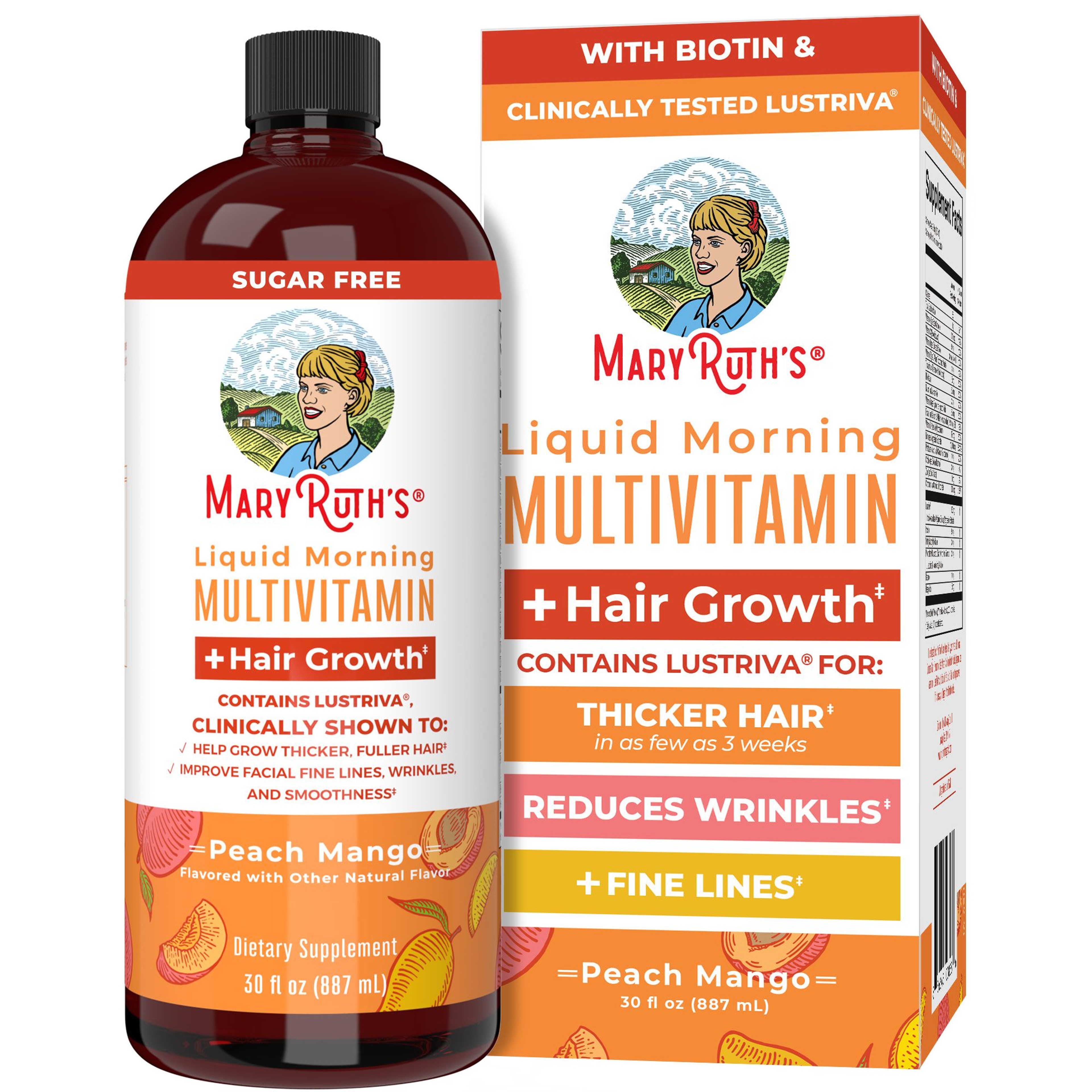 Liquid Morning Multivitamin + Hair Growth