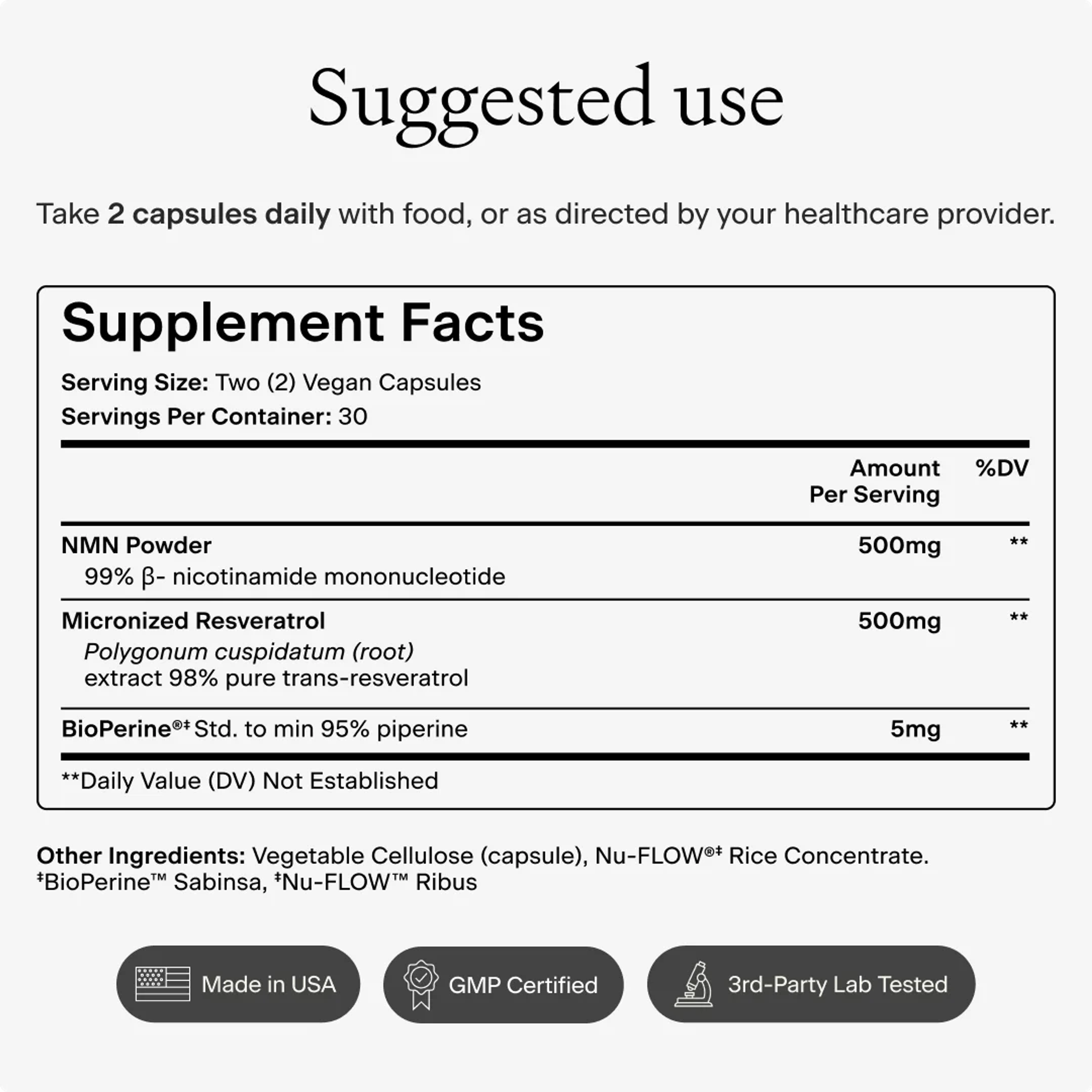 NMN + Resveratrol