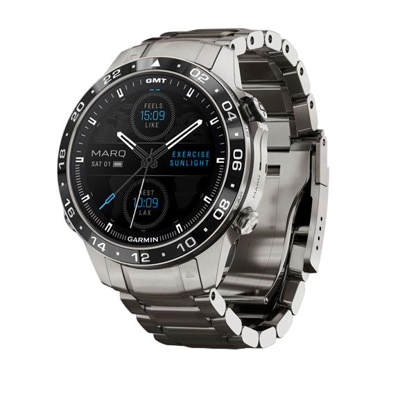 Garmin MARQ Aviator Gen 2 smartwatch face and band