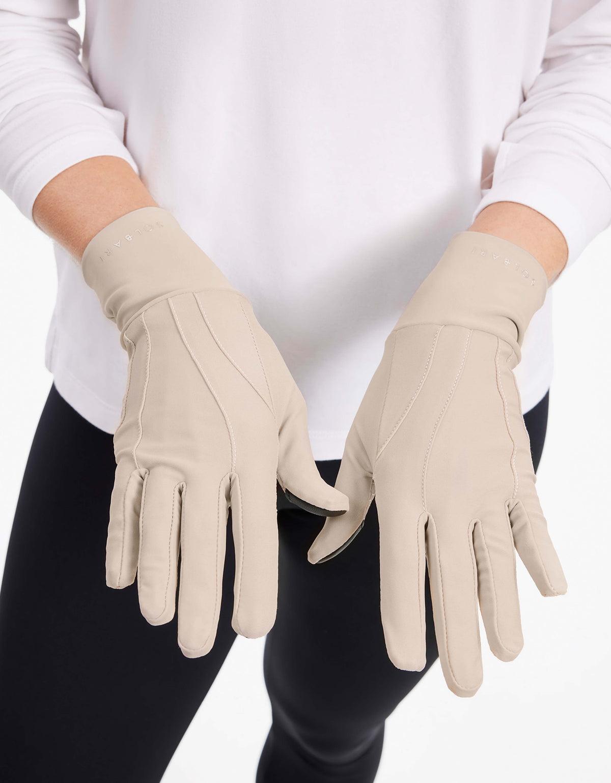 Driving Gloves UPF 50+ in Beige