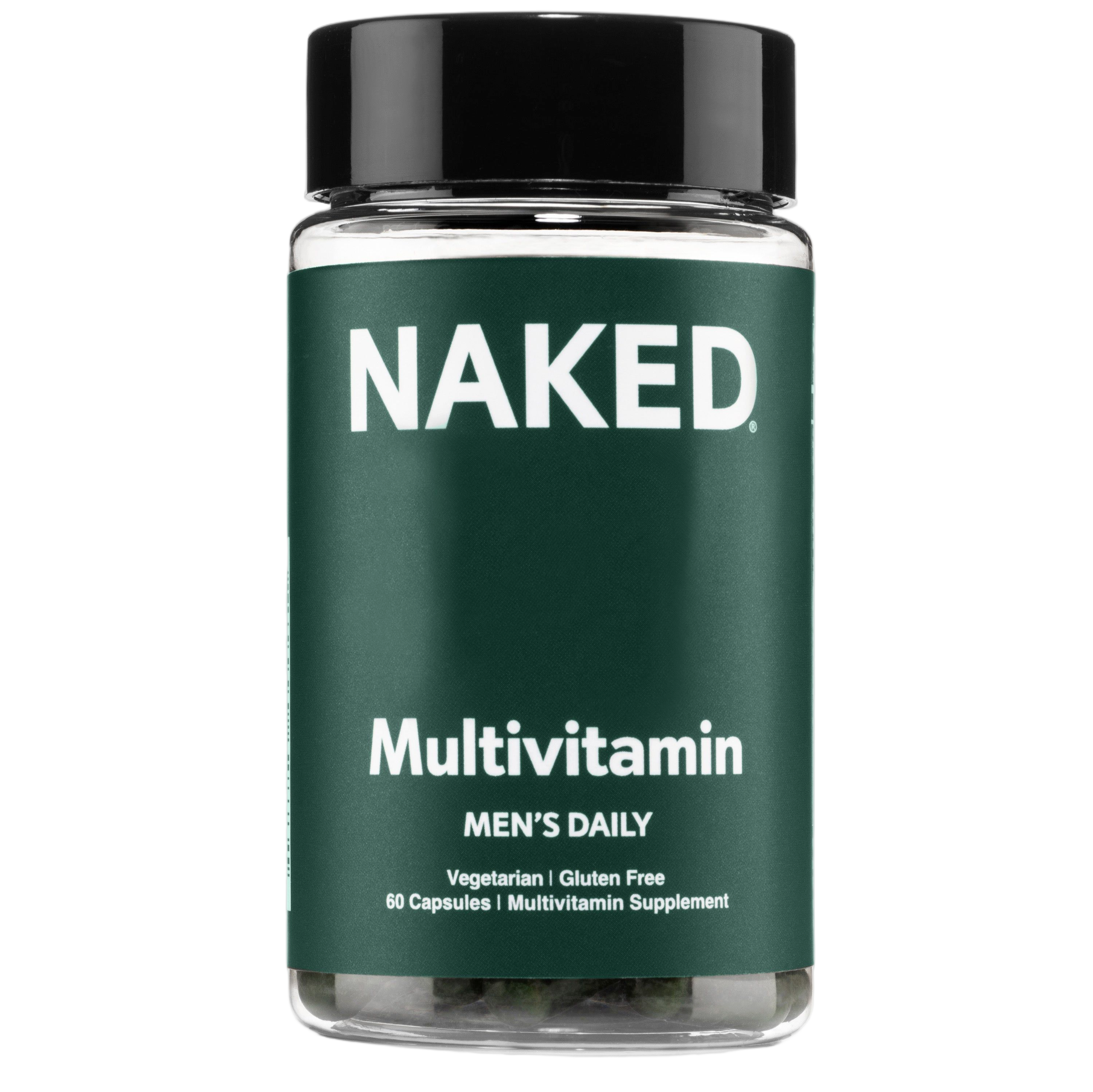 Bottle of Naked Men's Multi 60 capsules