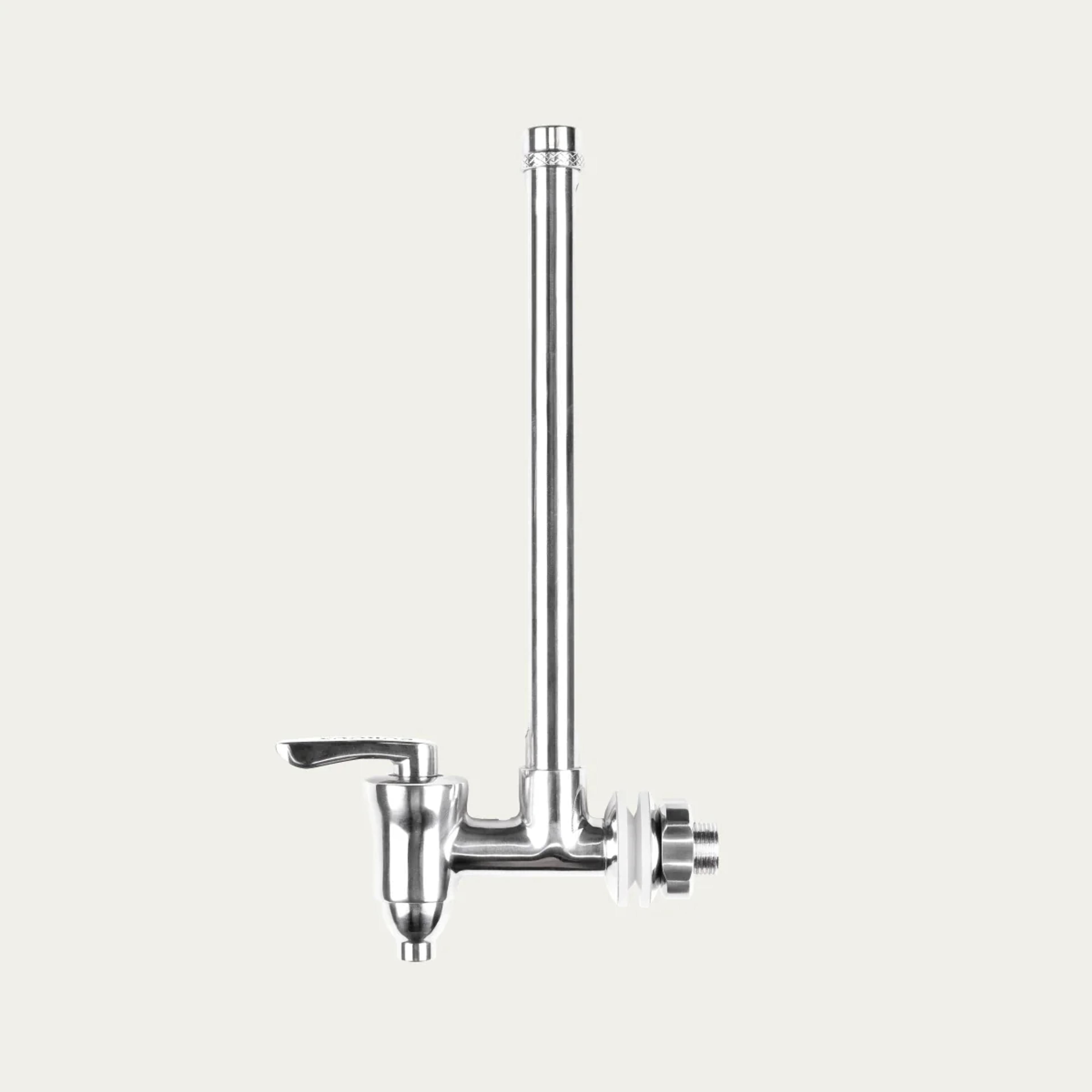 Water Level Spigot in Polished Stainless Steel