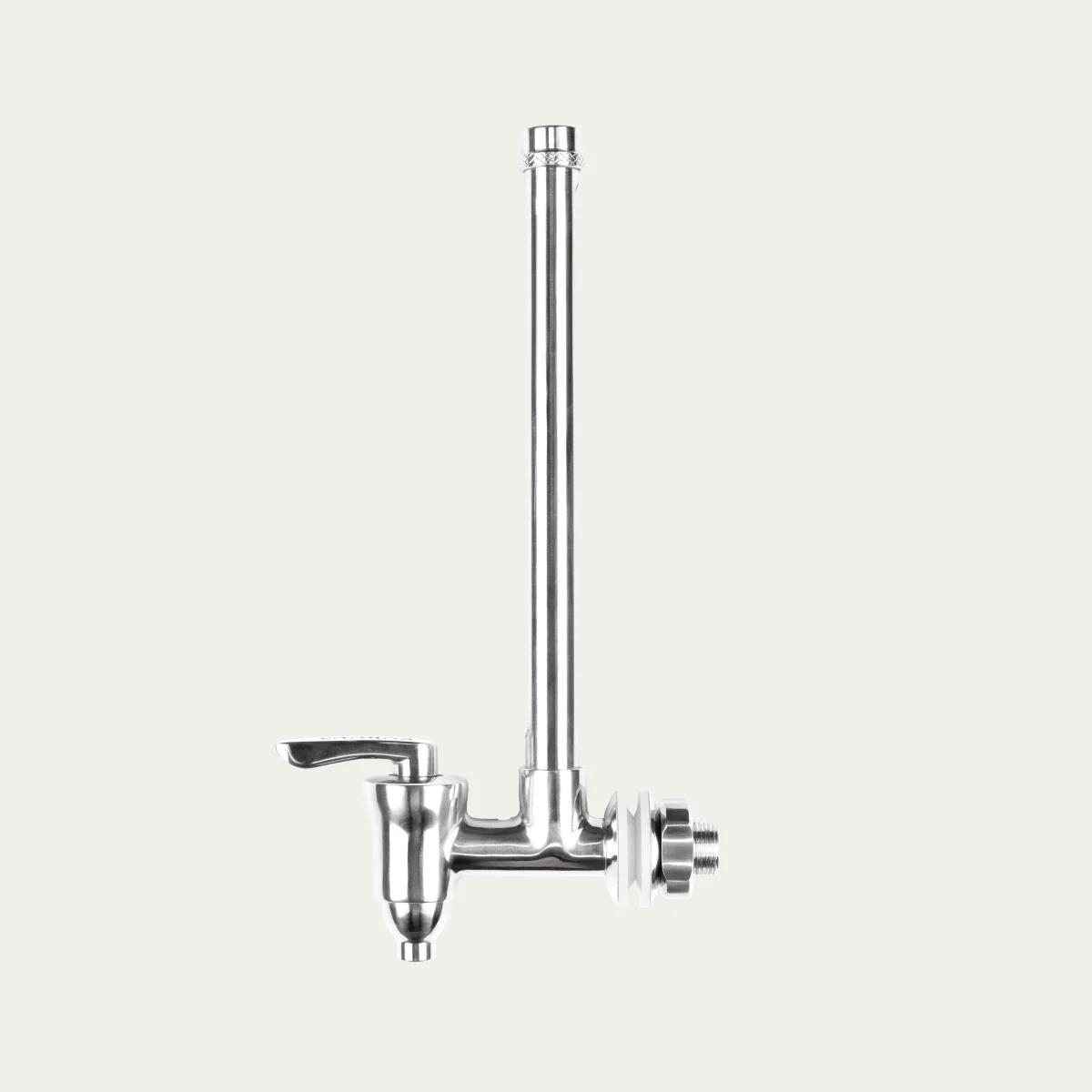 Water Level Spigot in Polished Stainless Steel