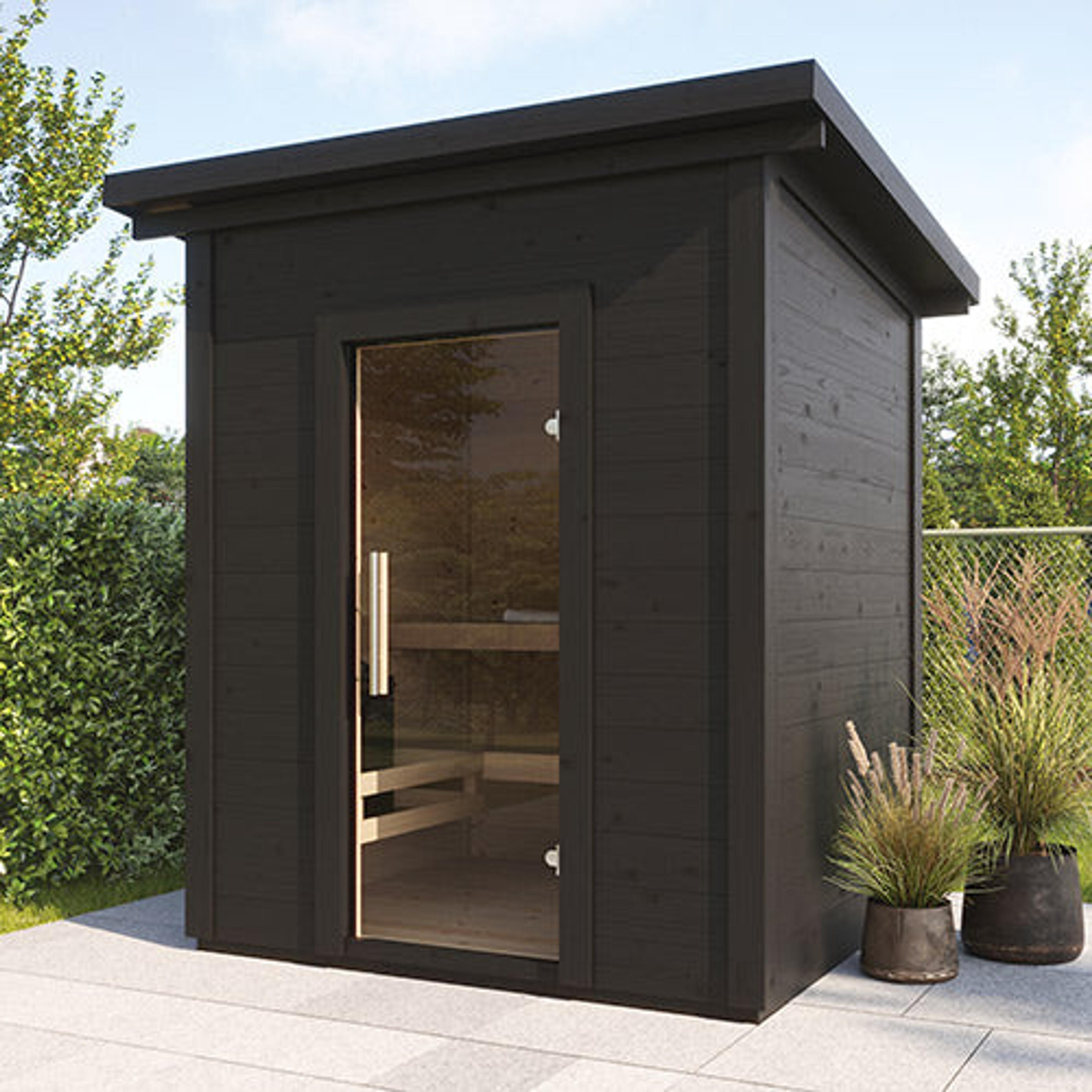 SaunaLife Garden G2 Outdoor Home Sauna Kit | 4 Person Sauna image 4
