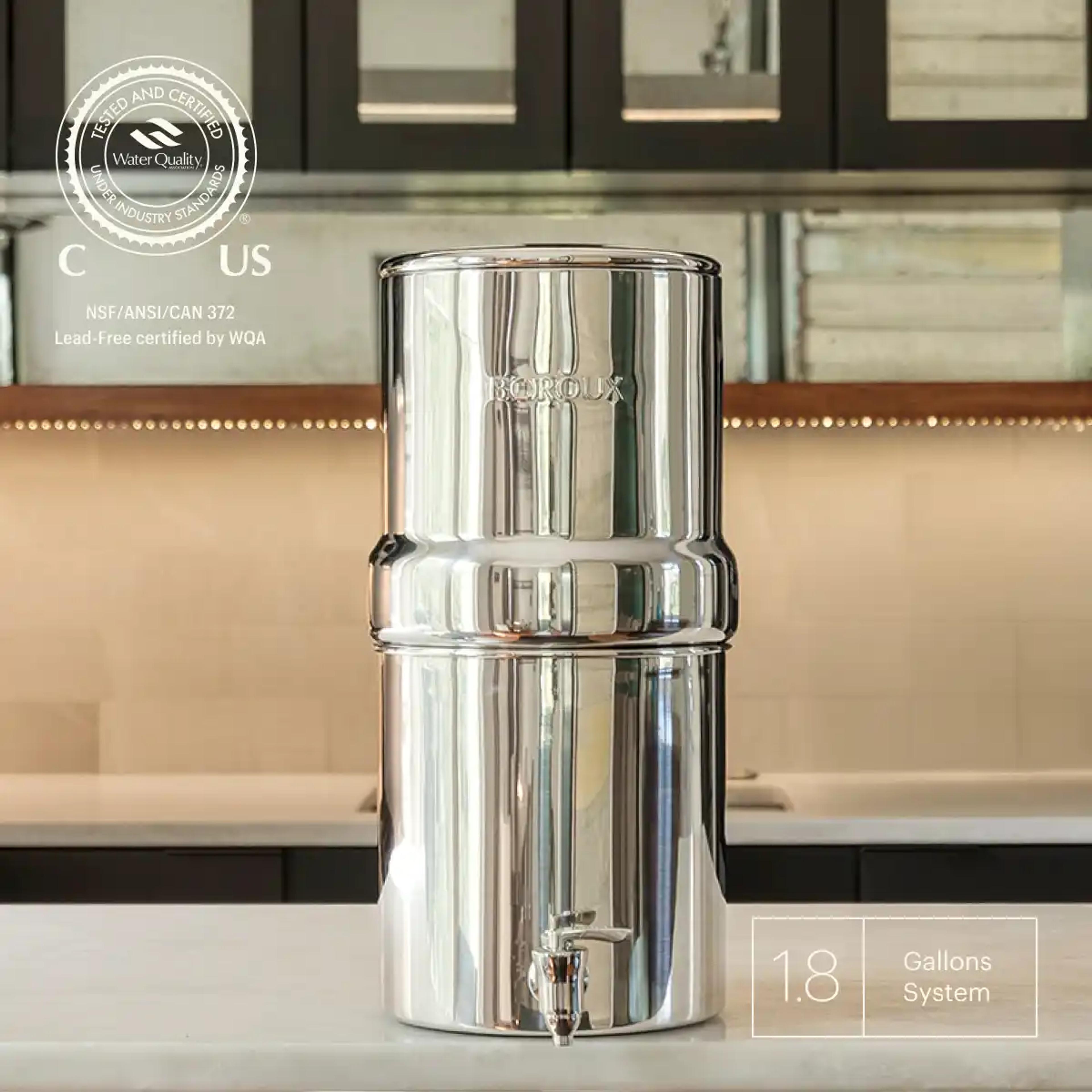 Product image for legacy.™ compact Water Filter System in Polished Stainless Steel