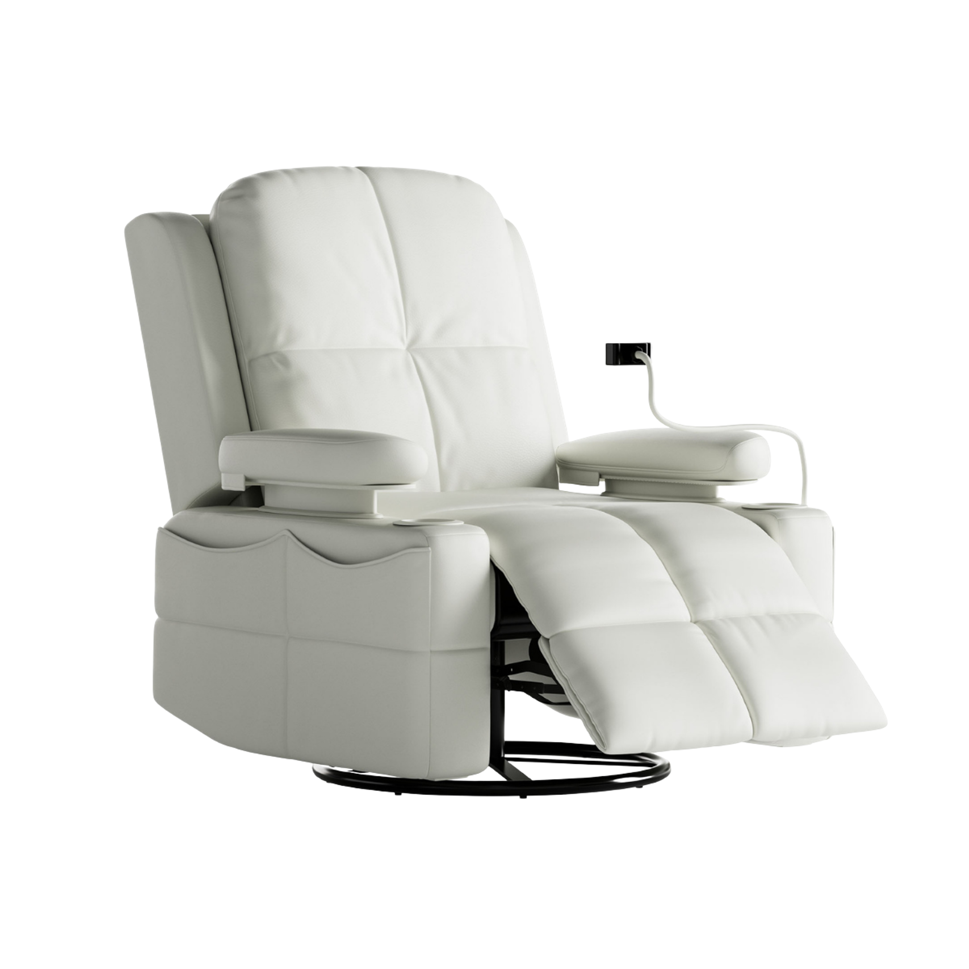 Lullapod Nursery Rocking Chair with HugAssist™ Armrest