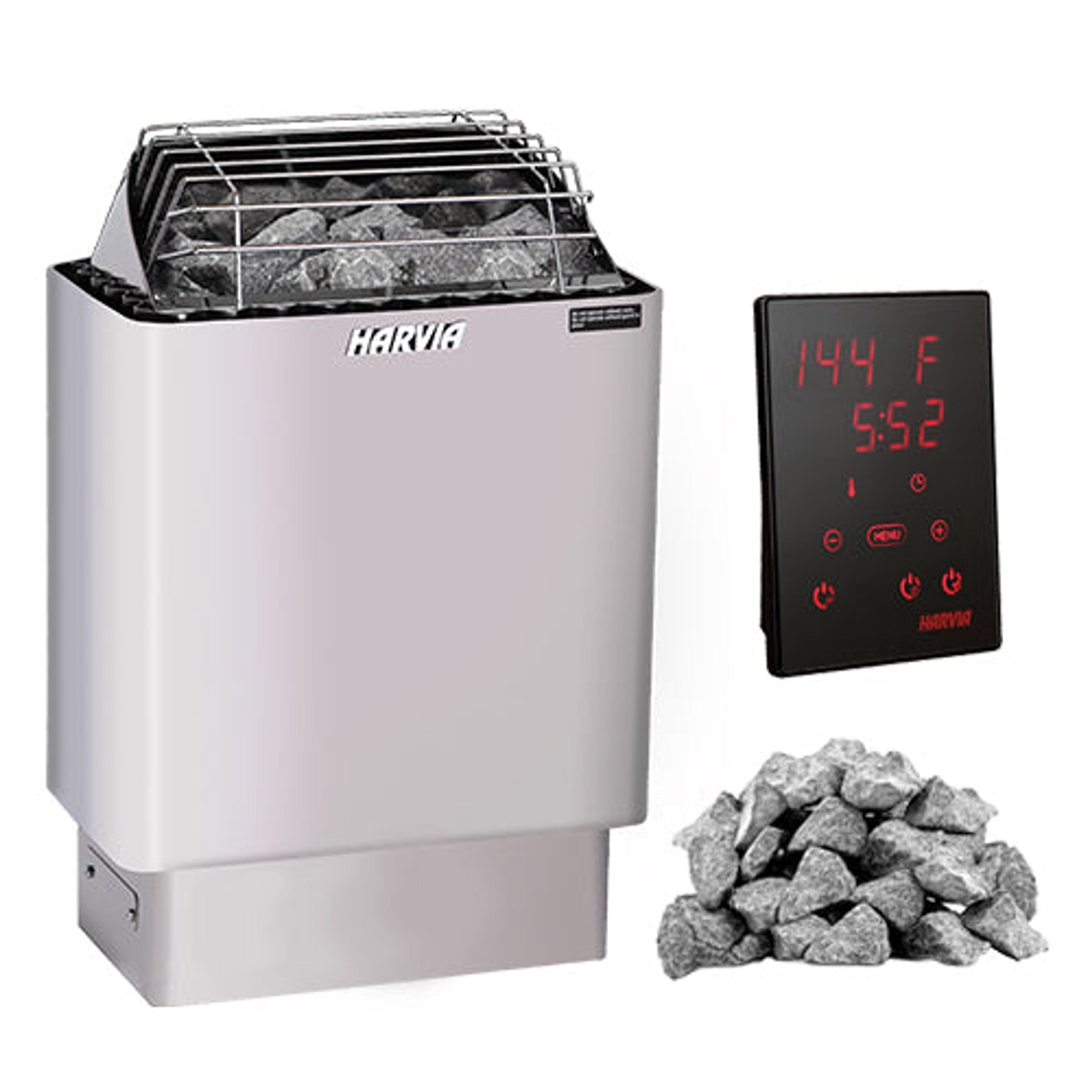 Harvia KIP80W 8kW 240V/208V Electric Sauna Heater Package