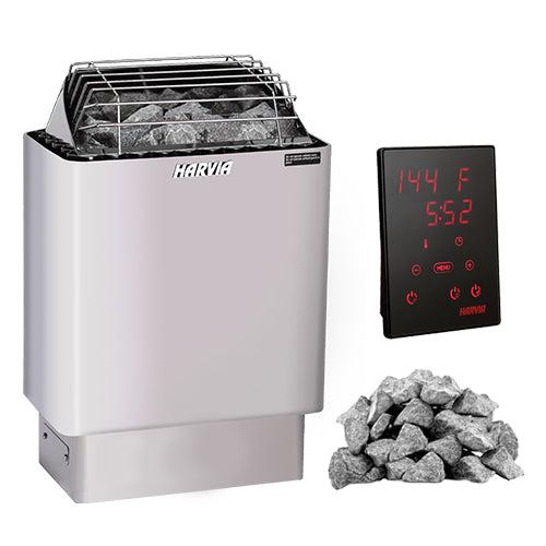 Harvia KIP80W 8kW 240V/208V Electric Sauna Heater Package