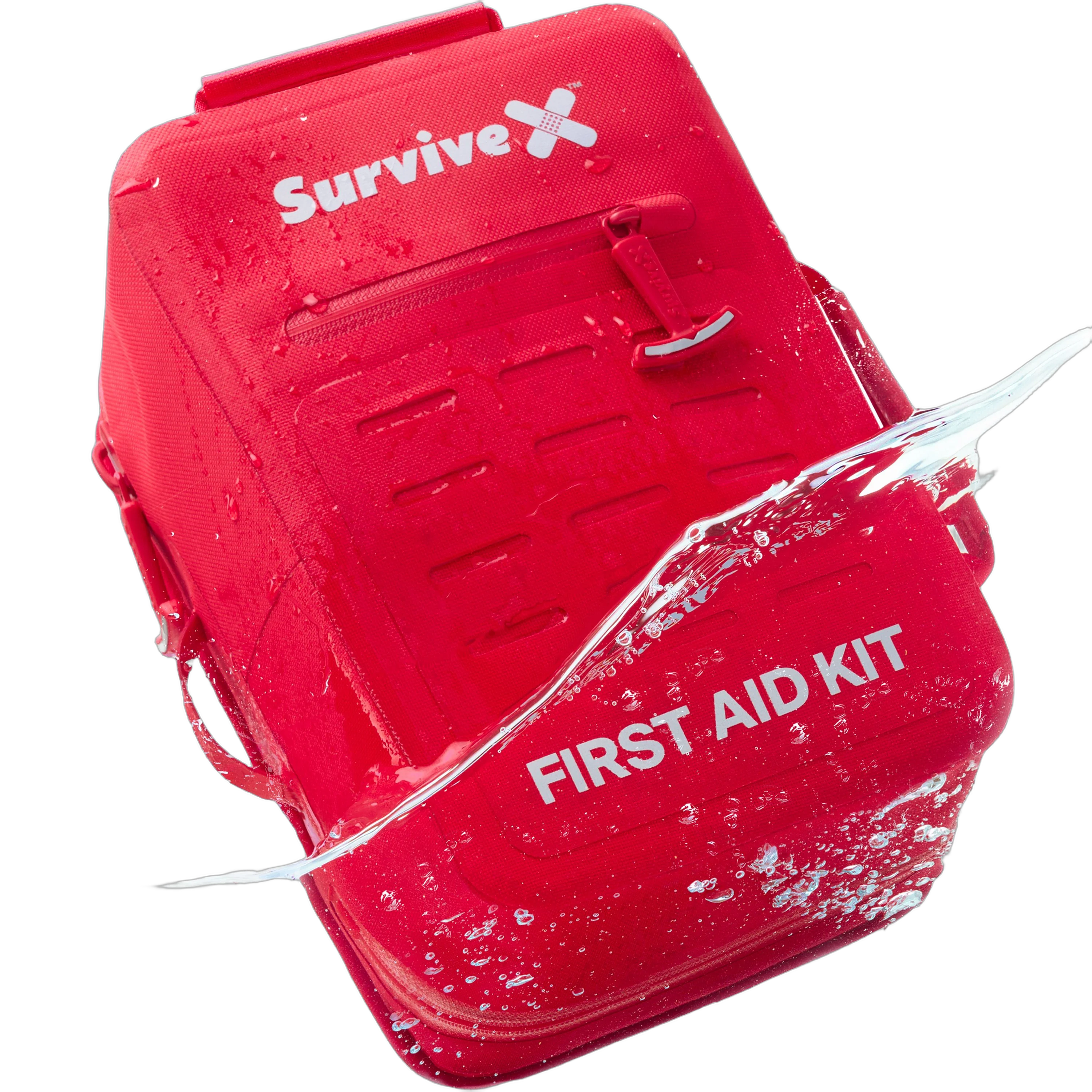 SurviveX SurviveX Large Waterproof First Aid Kit - HSA/FSA
