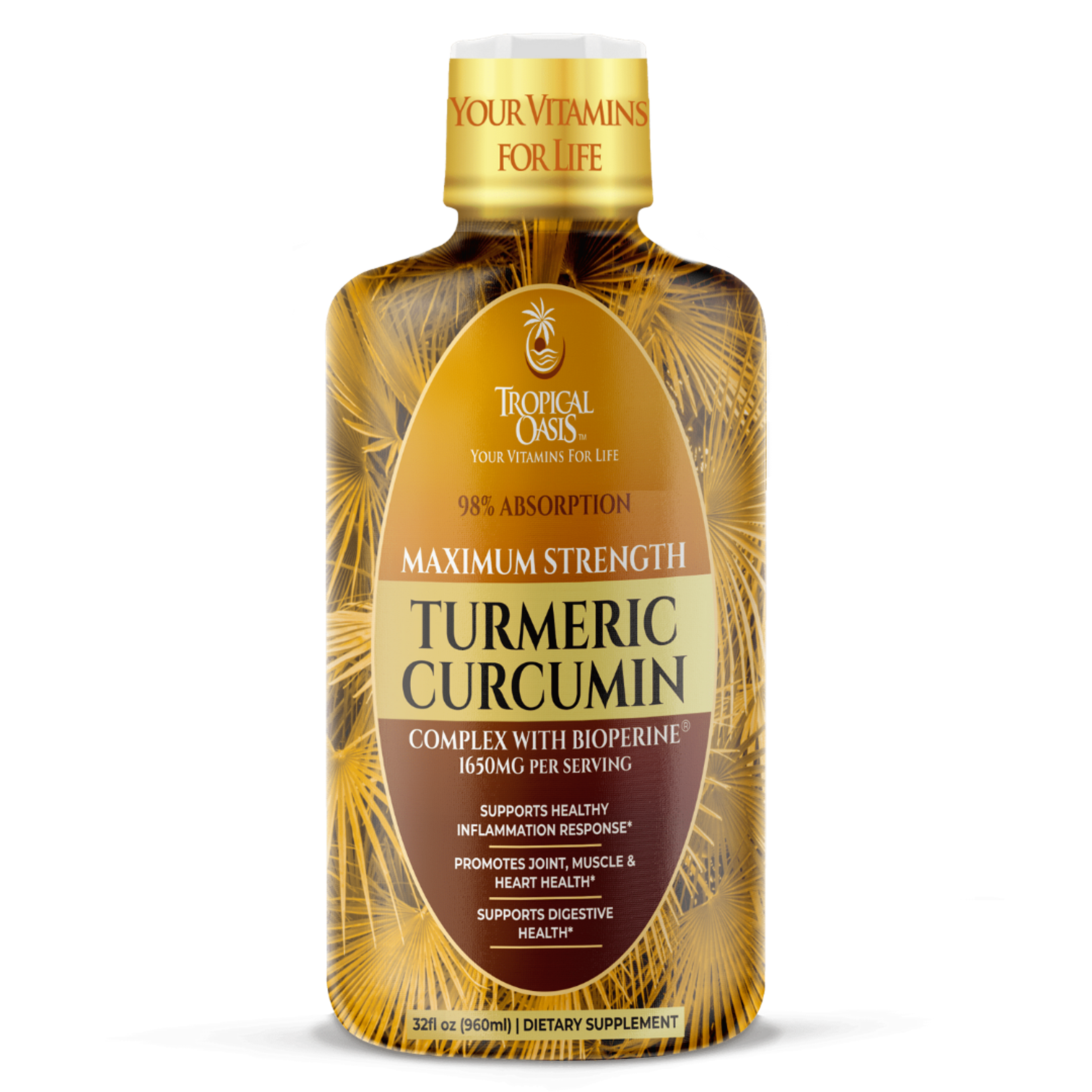 Liquid Turmeric Curcumin Complex with Bioperine