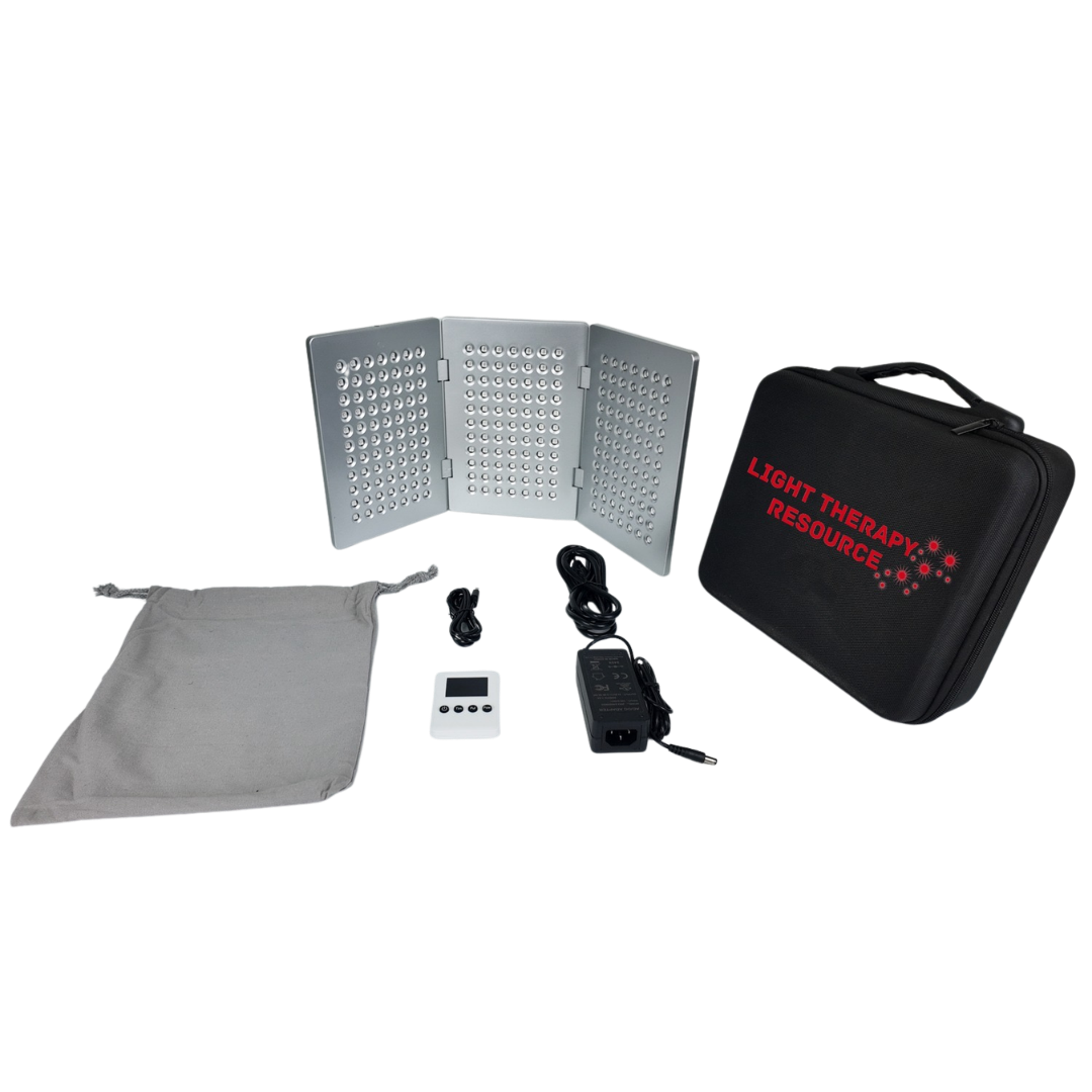 Premium Foldable Flip Panel - Portable 3 Wavelength Red Light Therapy System