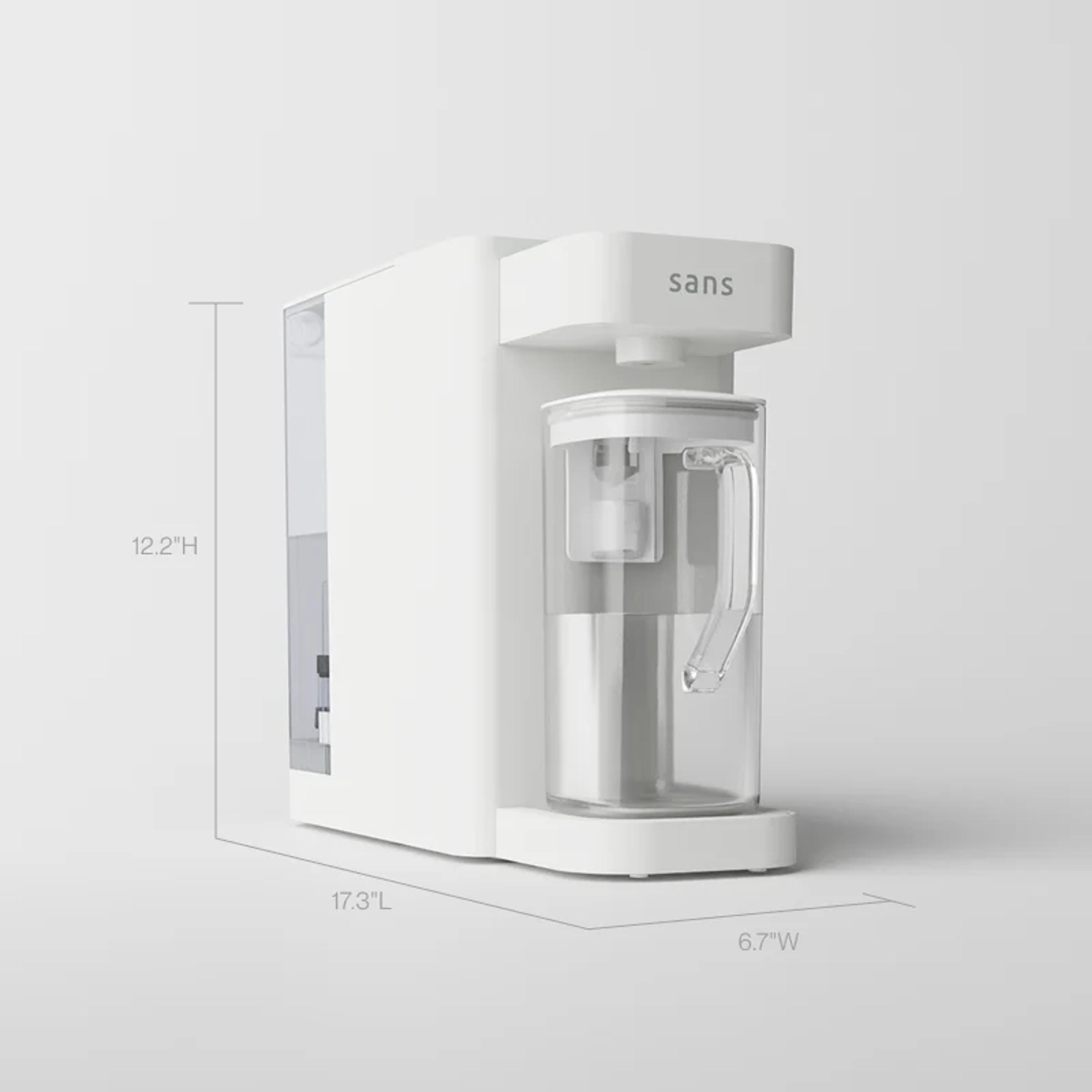 Sans Water Purifier in White
