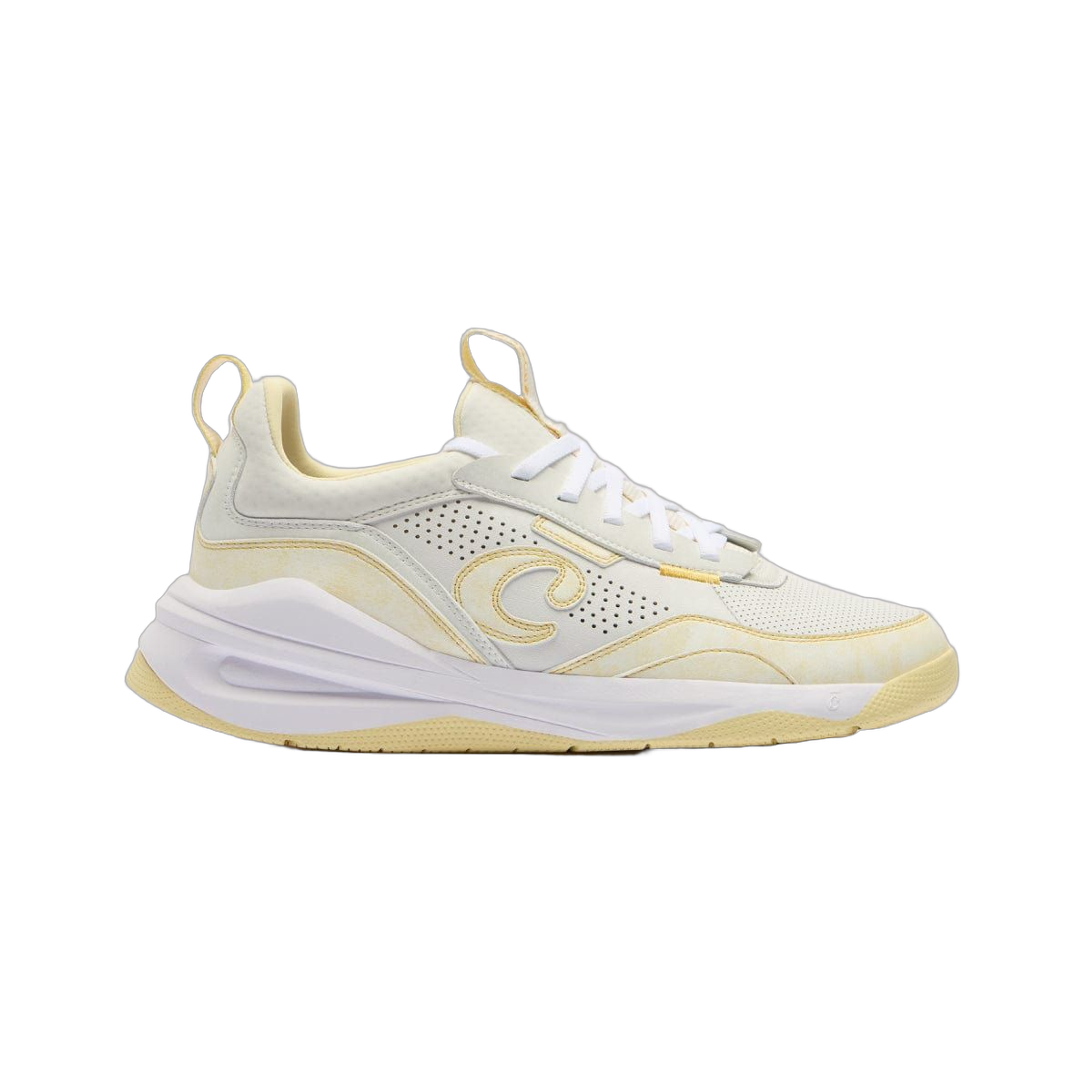 Strada - White / Brushed Yellow