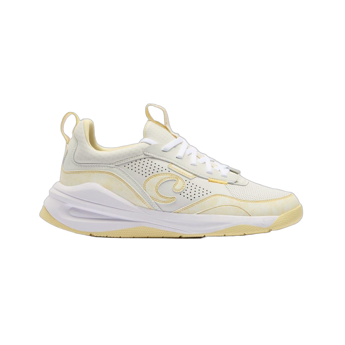 Strada - White / Brushed Yellow