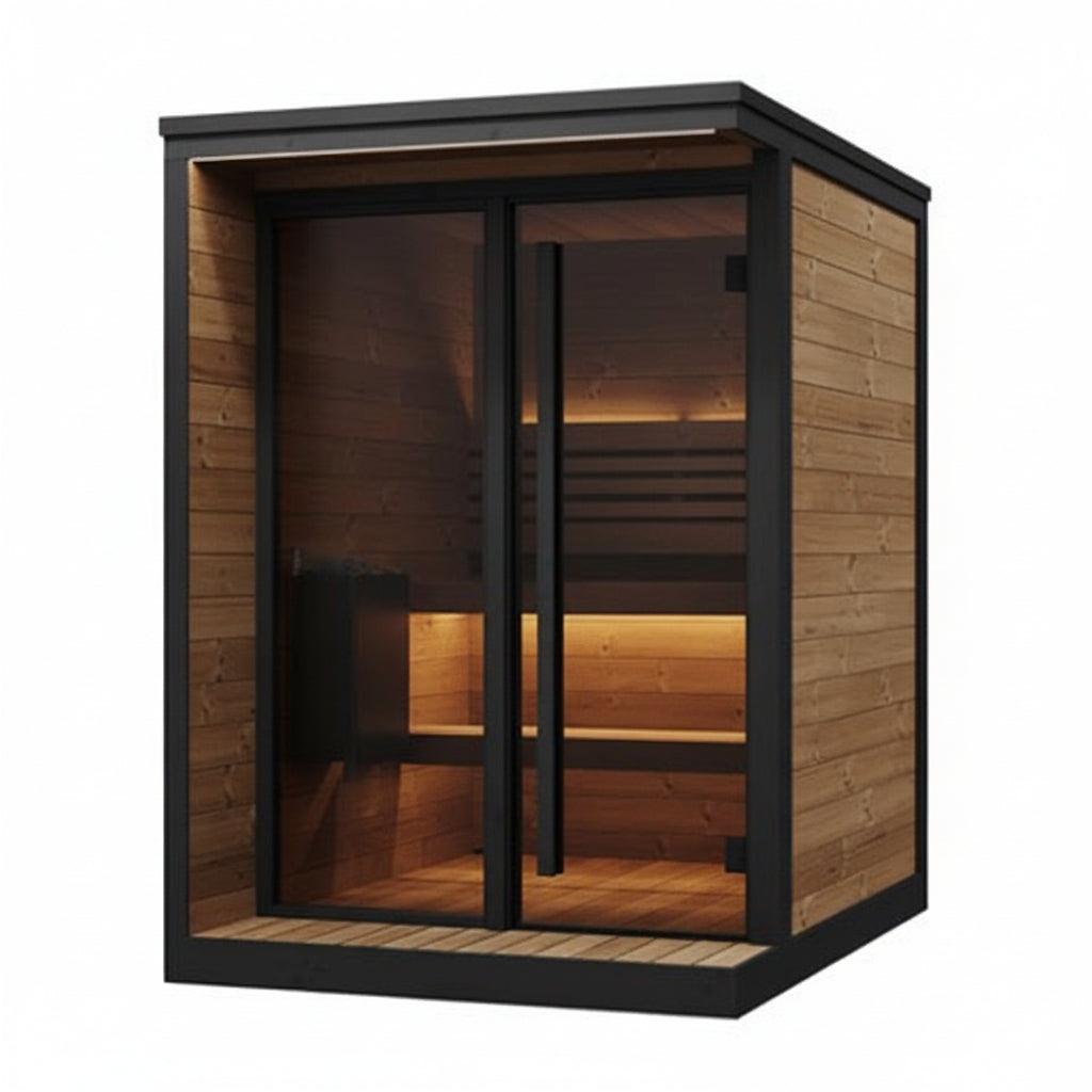 SaunaLife GL4 4-Person Luxury Outdoor Traditional Sauna