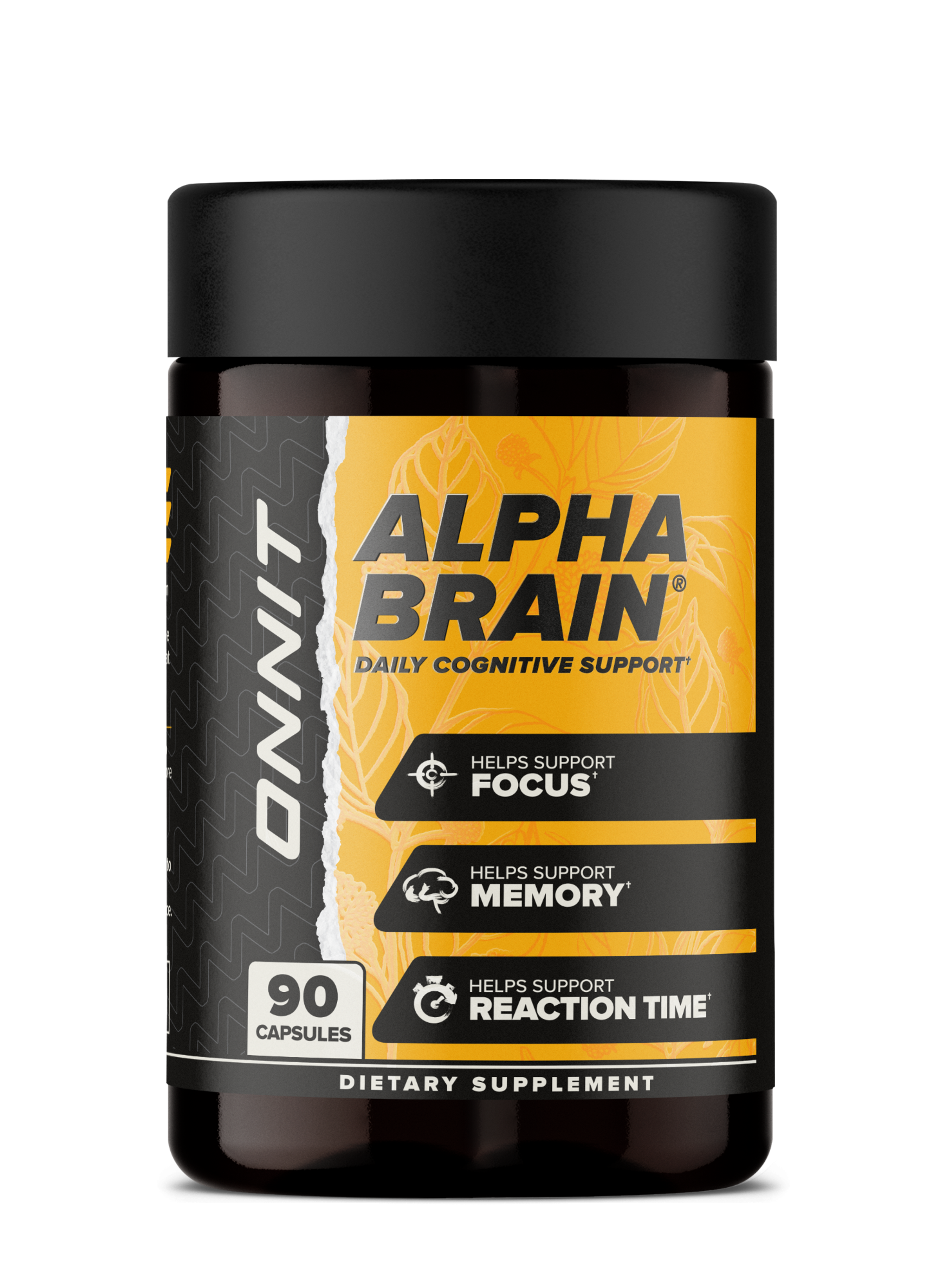 Alpha BRAIN 90 count supplement bottle