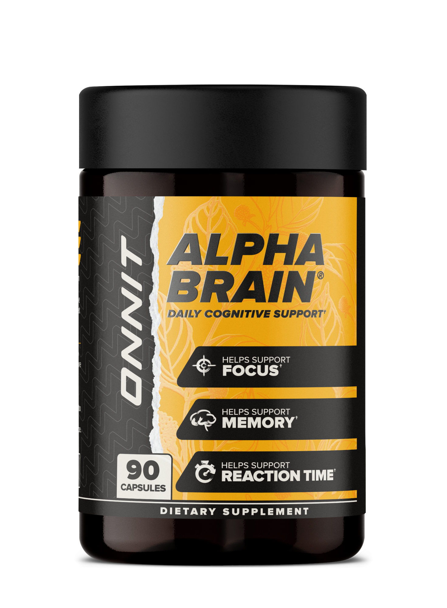 Alpha BRAIN 90 count supplement bottle