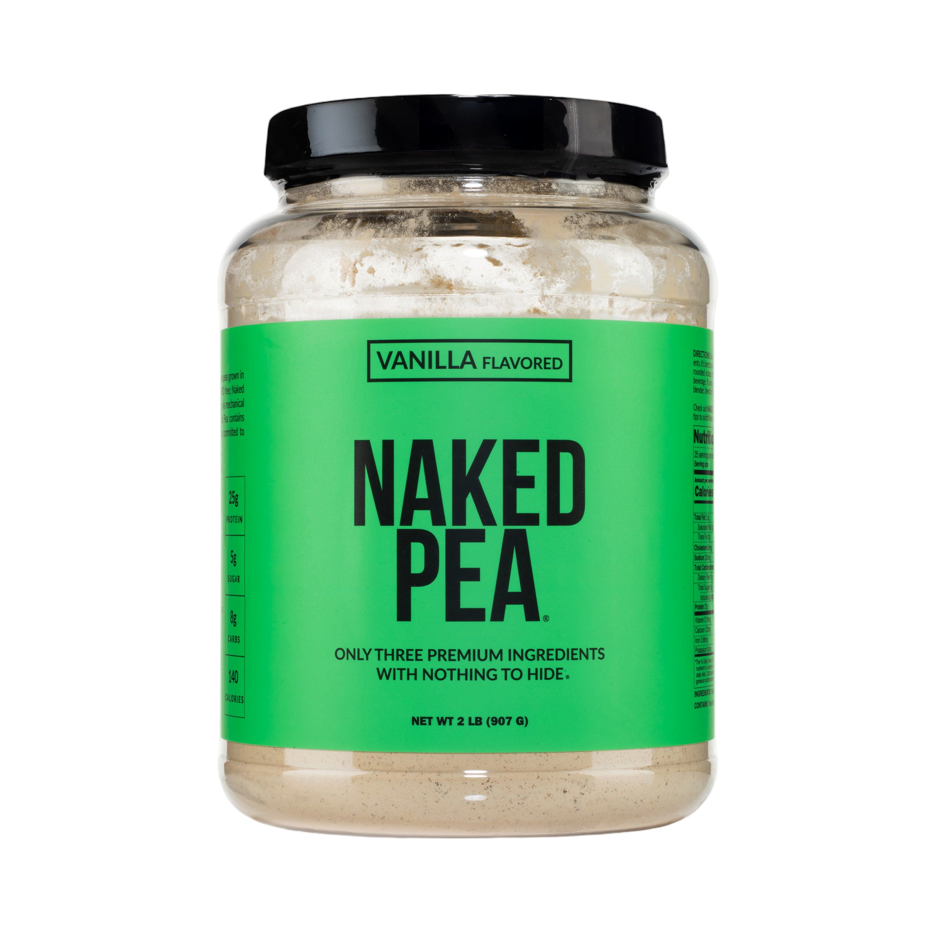 Bag of Vanilla Pea Protein Powder, 2 pound size