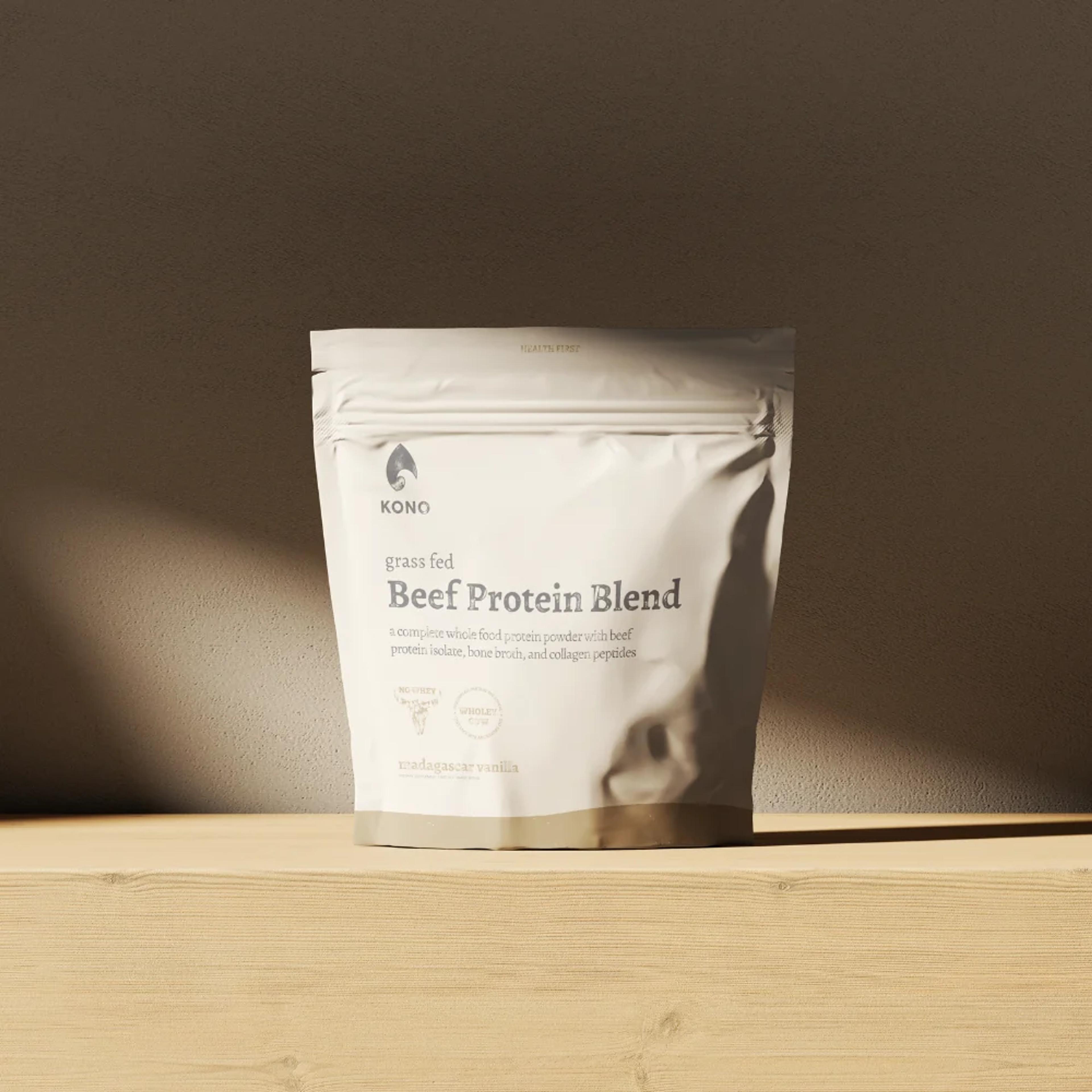 Product image for Beef Protein Blend - Raw Chocolate in Madagascar Vanilla